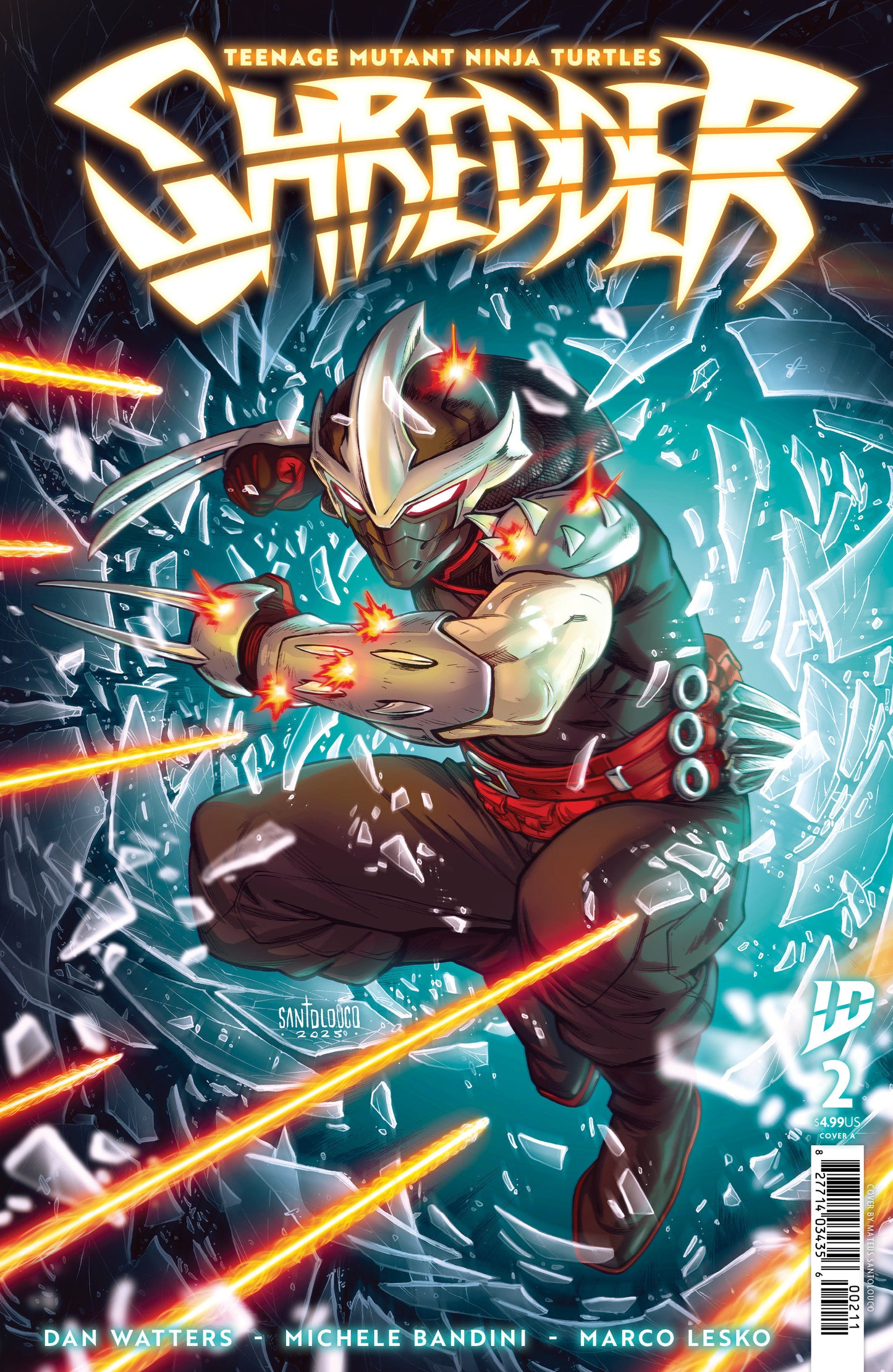 TEENAGE MUTANT NINJA TURTLES SHREDDER #2 COVER A (SANTOLOUCO) (Backorder, Allow 4-5 Weeks)