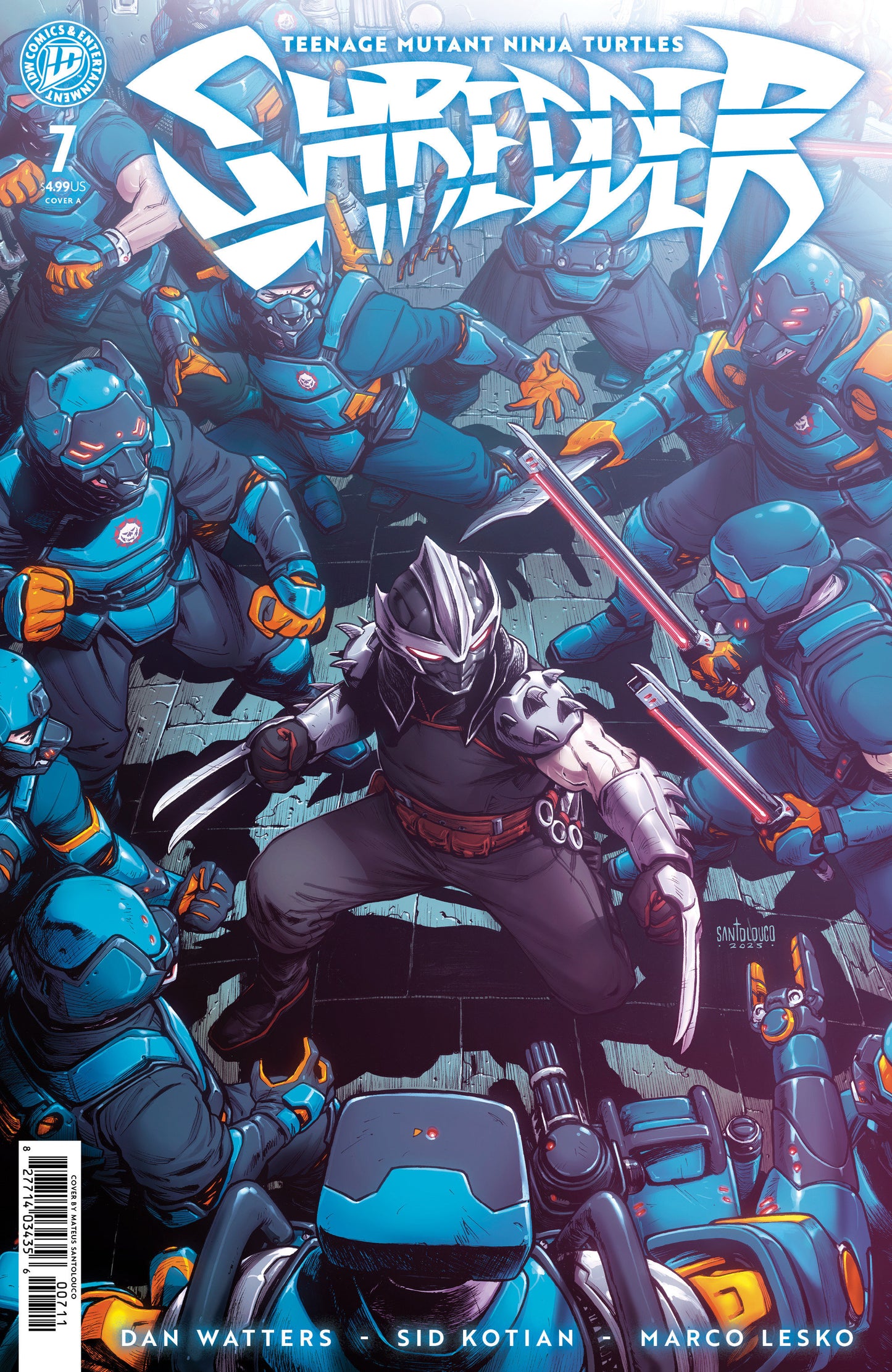 TEENAGE MUTANT NINJA TURTLES SHREDDER #7 COVER A (SANTOLOUCO) (Backorder, Allow 4-5 Weeks)