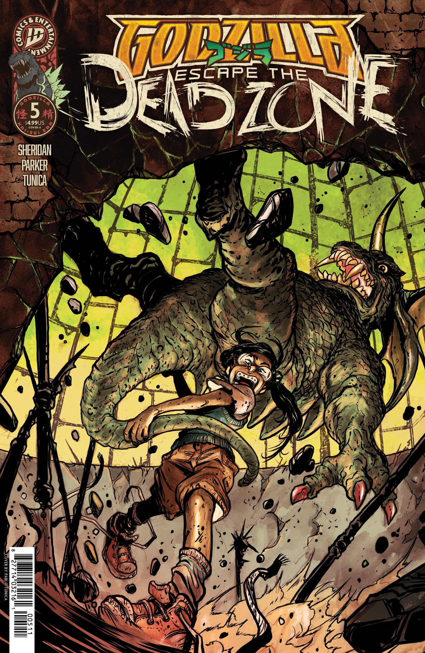 GODZILLA ESCAPE DEADZONE #5 COVER A (TUNICA) (Backorder, Allow 4-5 Weeks)