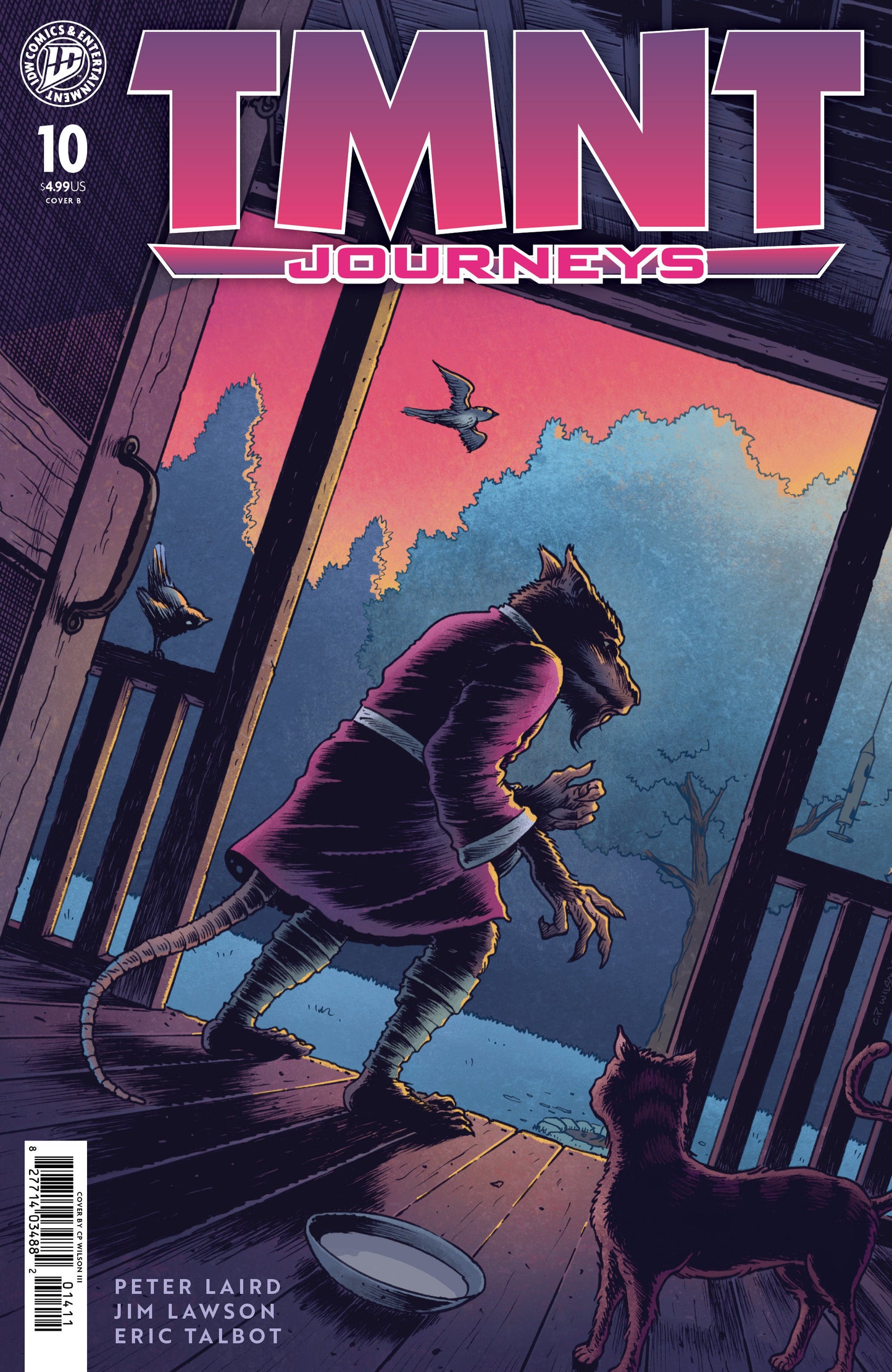TEENAGE MUTANT NINJA TURTLES JOURNEYS #10 VAR B (WILSON III) (Backorder, Allow 4-5 Weeks)