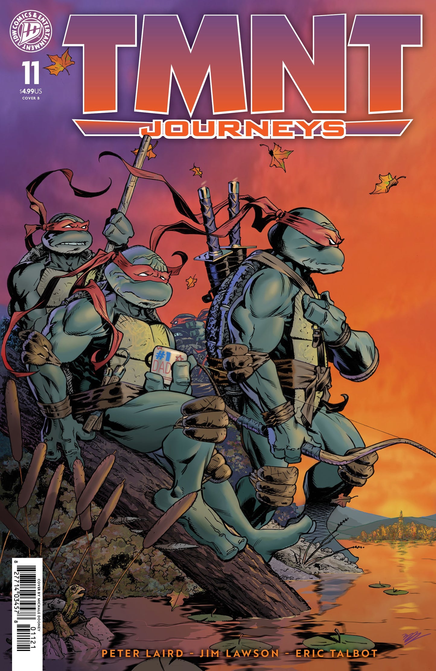 TEENAGE MUTANT NINJA TURTLES JOURNEYS #11 VAR B (DOONEY) (Backorder, Allow 4-5 Weeks)
