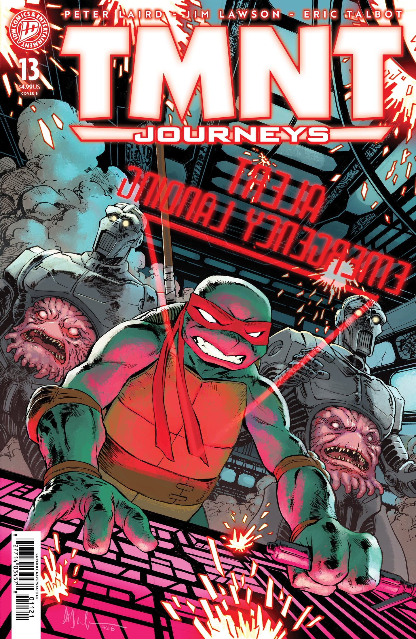 TEENAGE MUTANT NINJA TURTLES JOURNEYS #13 VAR B (WACHTER) | IDW PUBLISHING | Comicbookeroo