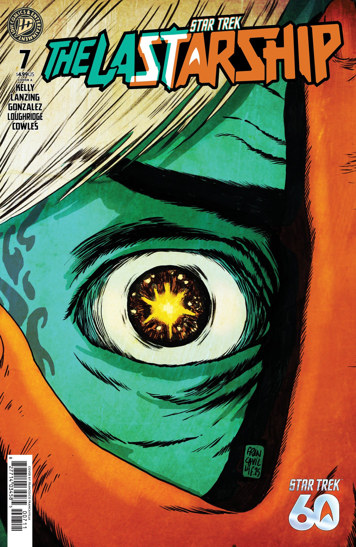 STAR TREK: THE LAST STARSHIP #7 COVER A (FRANCAVILLA) (Backorder, Allow 4-5 Weeks)