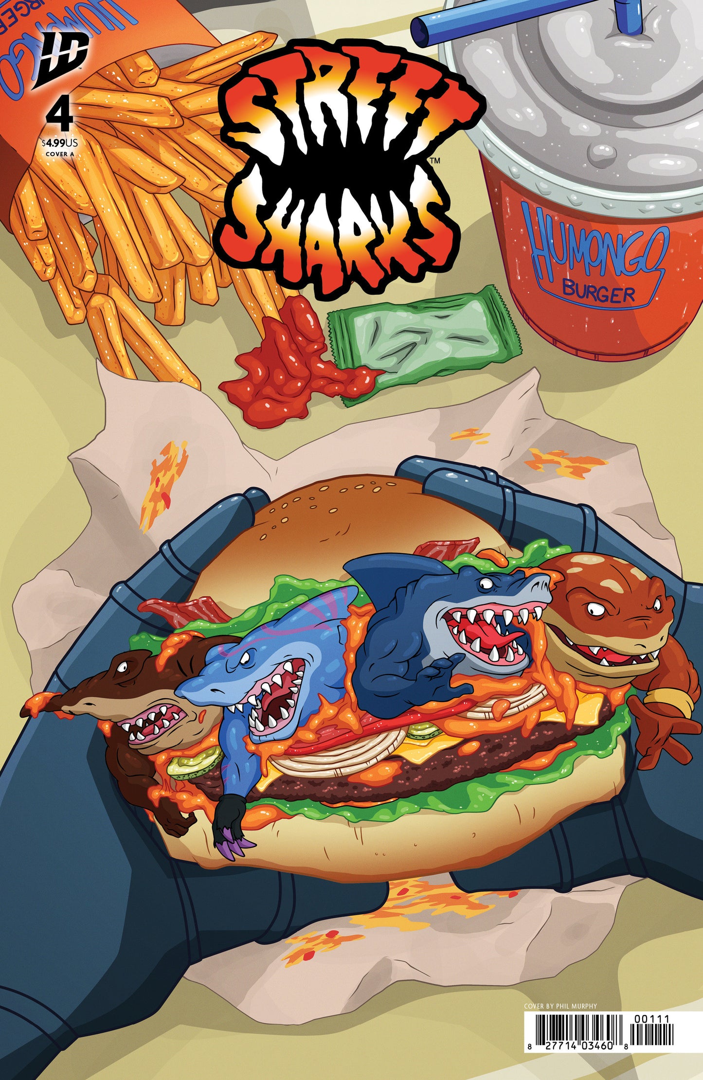 STREET SHARKS #4 COVER A (MURPHY) (Backorder, Allow 4-5 Weeks)