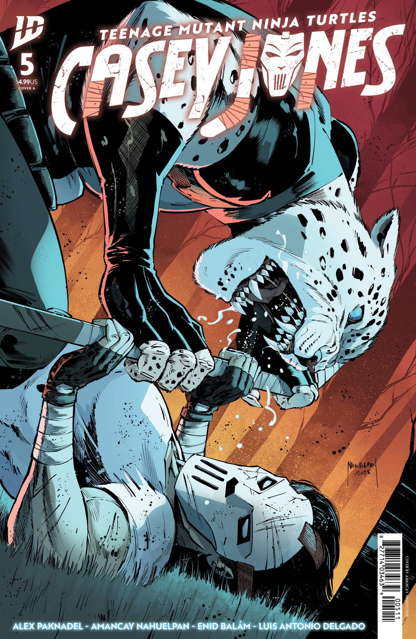 TEENAGE MUTANT NINJA TURTLES: CASEY JONES #5 COVER A (NAHUELPAN) (Backorder, Allow 4-5 Weeks)