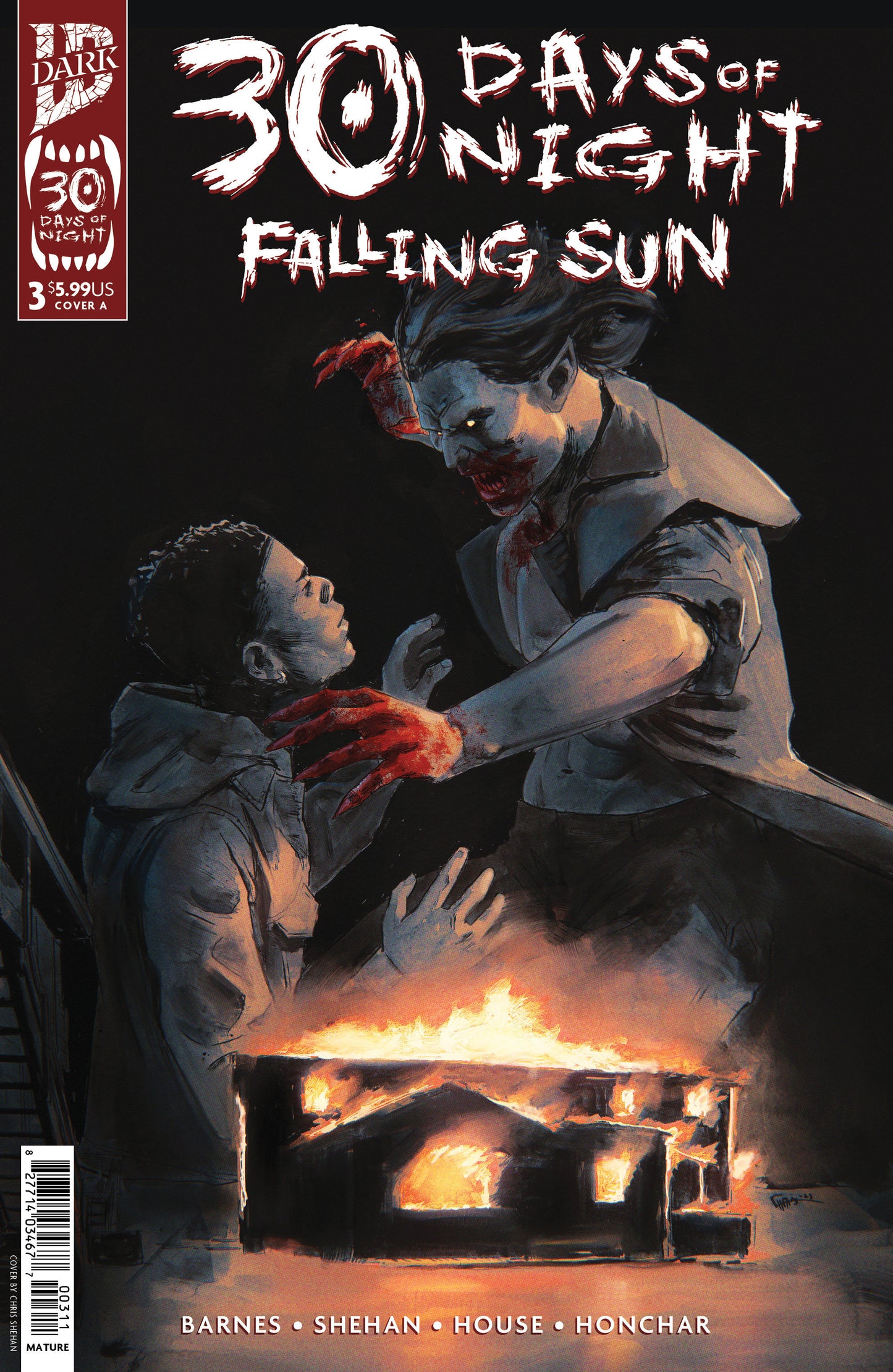 30 DAYS OF NIGHT: FALLING SUN #3 COVER A (SHEHAN) (25 Feb Release)