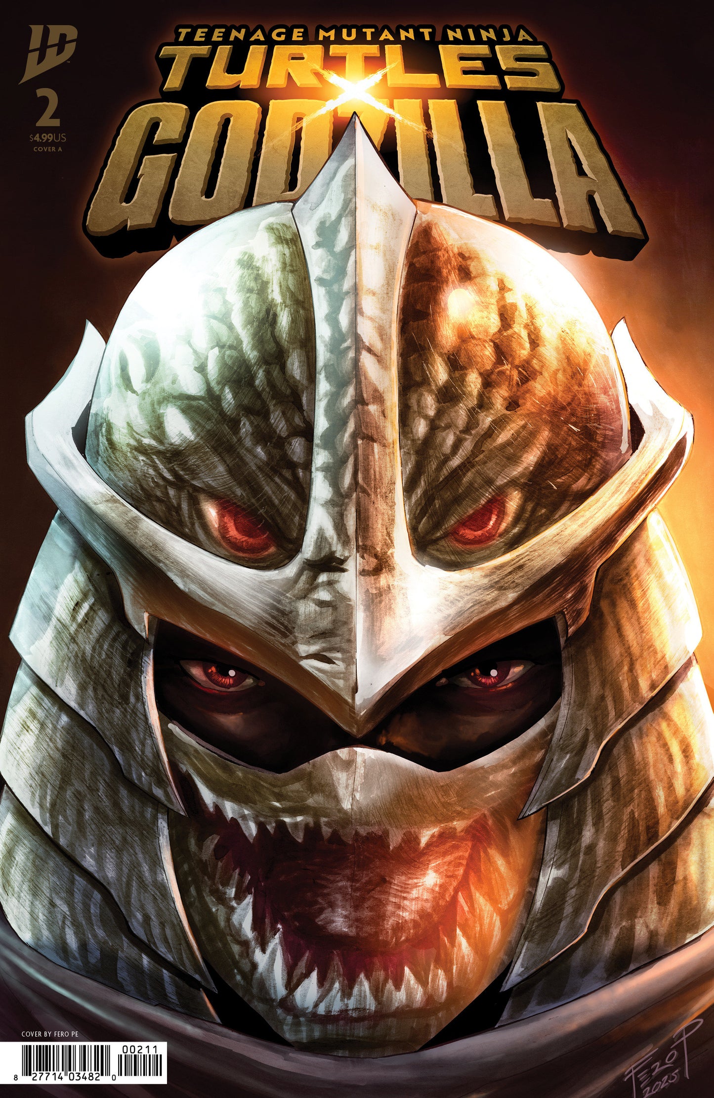 TEENAGE MUTANT NINJA TURTLES X GODZILLA #2 COVER A (PE) (Backorder, Allow 4-5 Weeks)