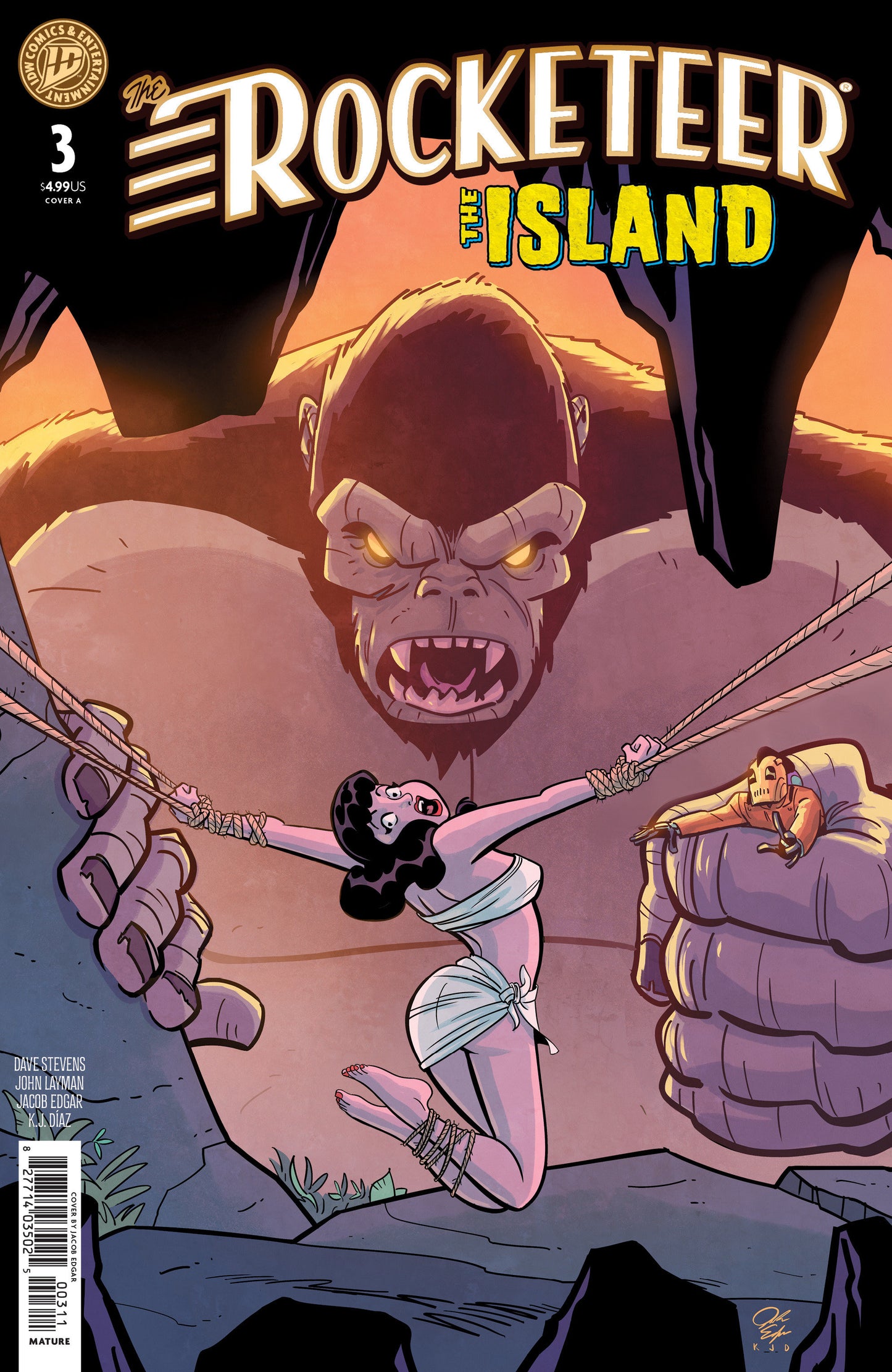 THE ROCKETEER: THE ISLAND #3 COVER A (EDGAR) (Backorder, Allow 4-5 Weeks)