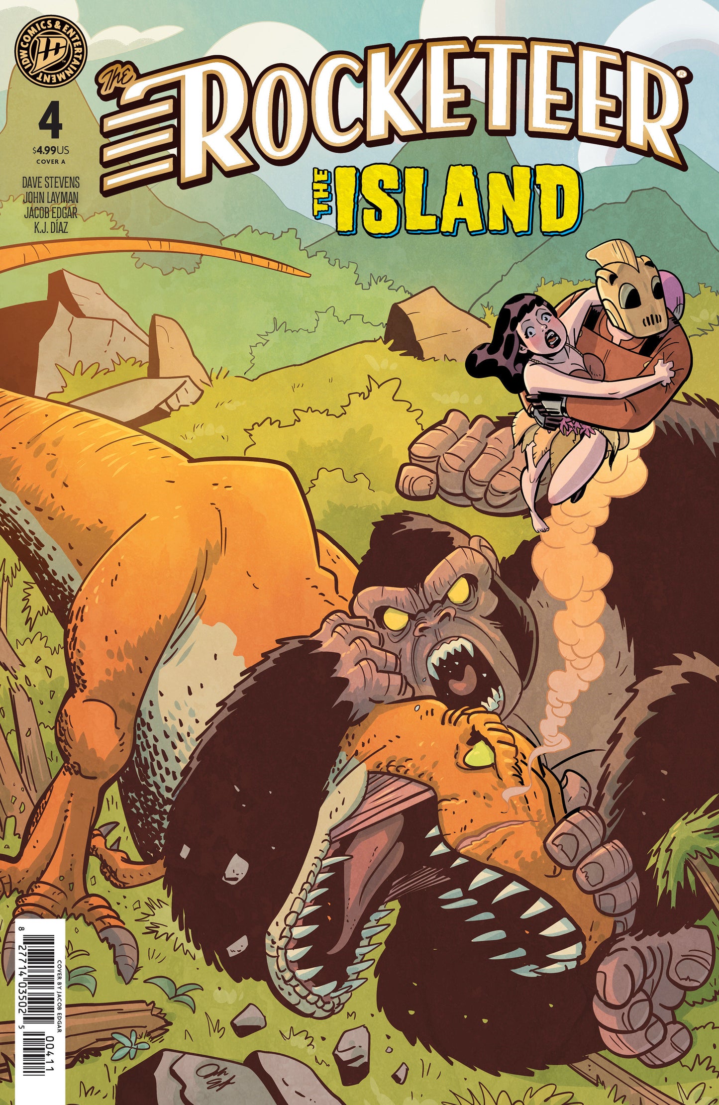 THE ROCKETEER: THE ISLAND #4 COVER A (EDGAR) (Backorder, Allow 4-5 Weeks)