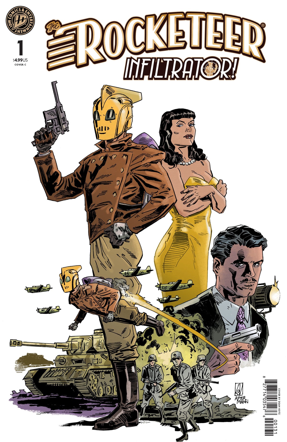 THE ROCKETEER: INFILTRATOR! #1 VAR C (KOTZ) (Backorder, Allow 4-5 Weeks)