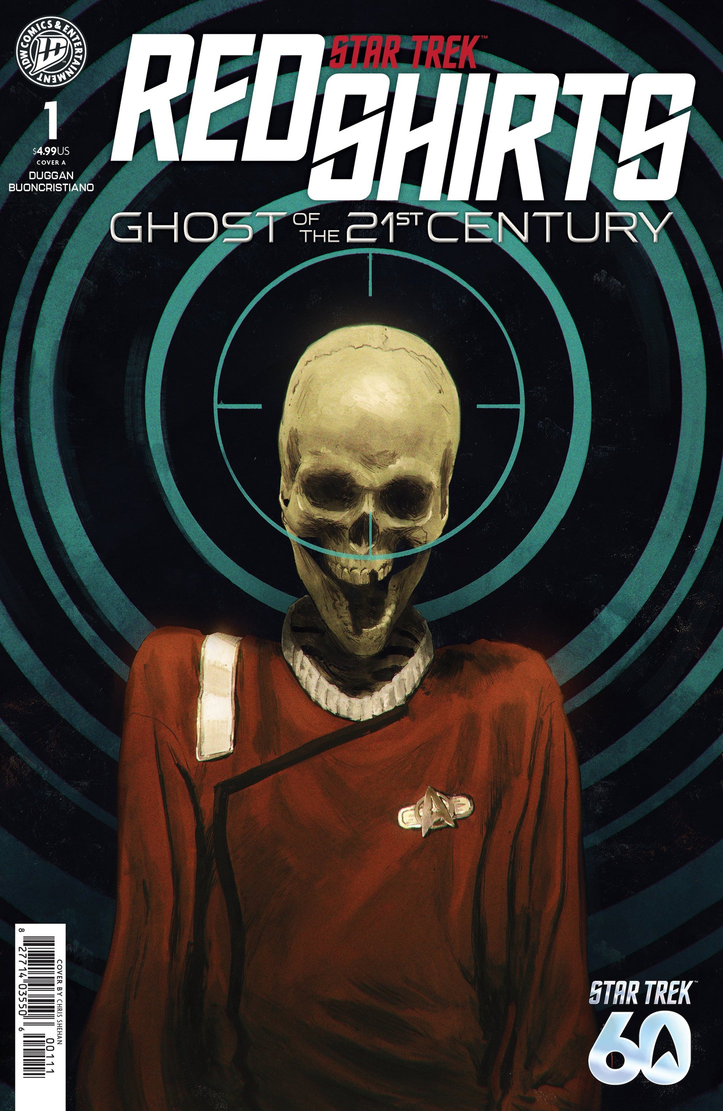 STAR TREK: RED SHIRTS--GHOST OF THE 21ST CENTURY #1 COVER A (SHEHAN) (22 Jul Release)