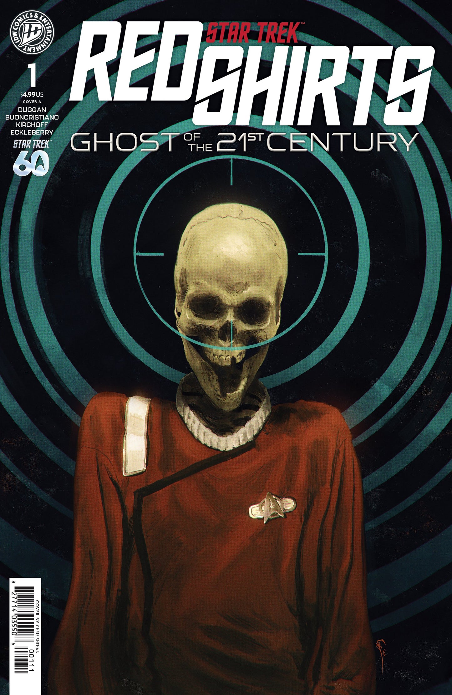 STAR TREK: RED SHIRTS--GHOST OF THE 21ST CENTURY #1 COVER A (SHEHAN) (Backorder, Allow 4-5 Weeks)