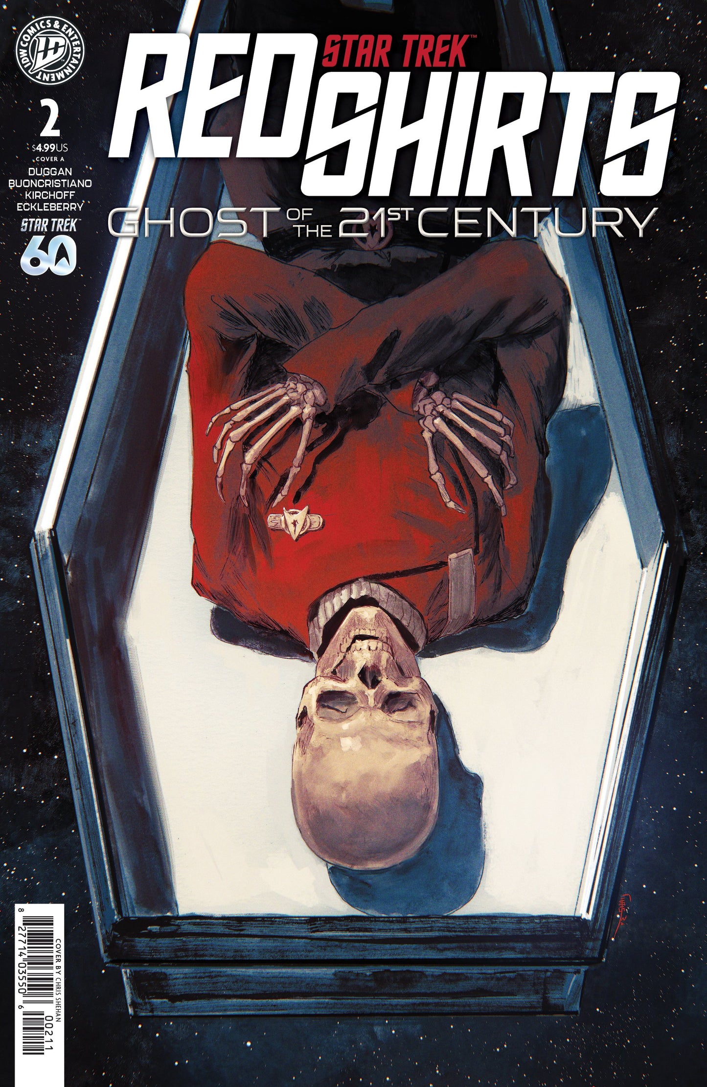 STAR TREK: RED SHIRTS--GHOST OF THE 21ST CENTURY #2 COVER A