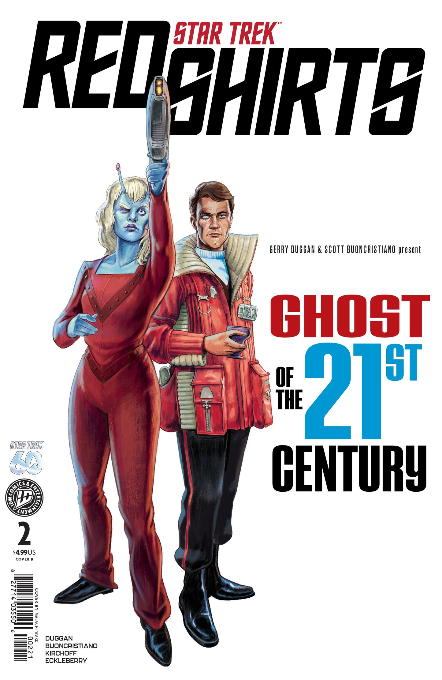 STAR TREK: RED SHIRTS--GHOST OF THE 21ST CENTURY #2 VAR B