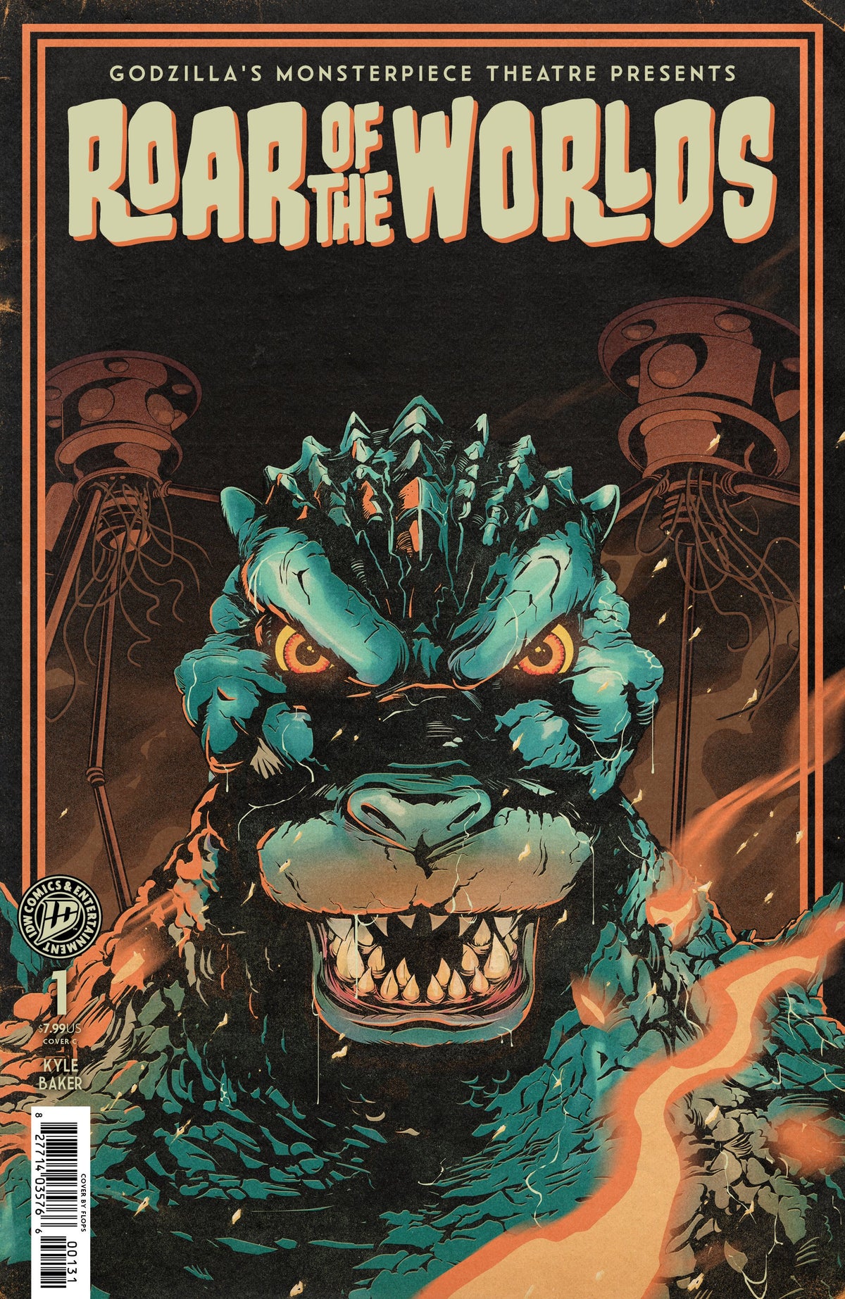 GODZILLA'S MONSTERPIECE THEATRE PRESENTS: ROAR OF THE WORLDS VAR C (FLOPS!) | IDW PUBLISHING | Comicbookeroo