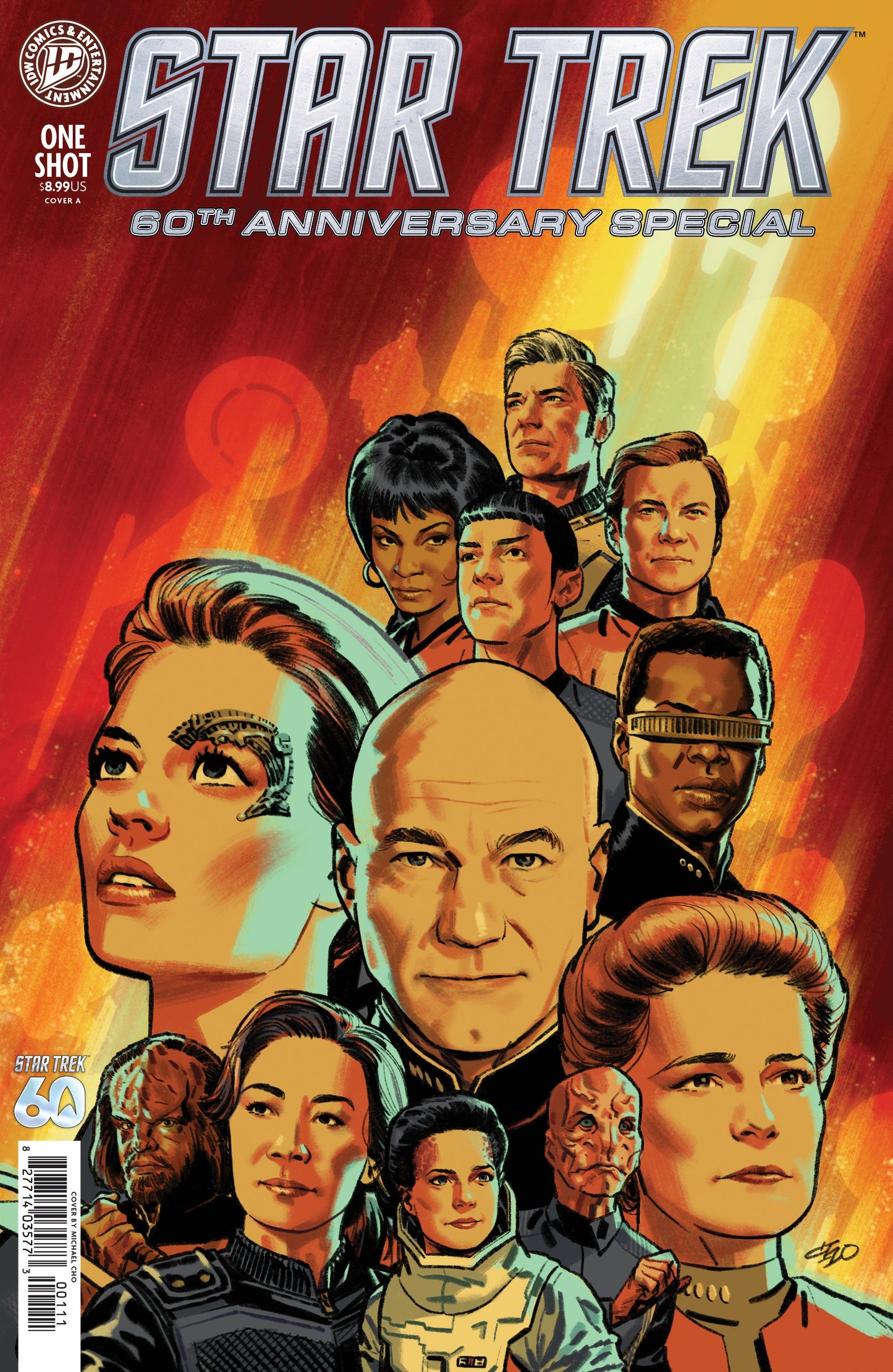 STAR TREK: 60TH ANNIVERSARY SPECIAL COVER A | IDW PUBLISHING | Comicbookeroo