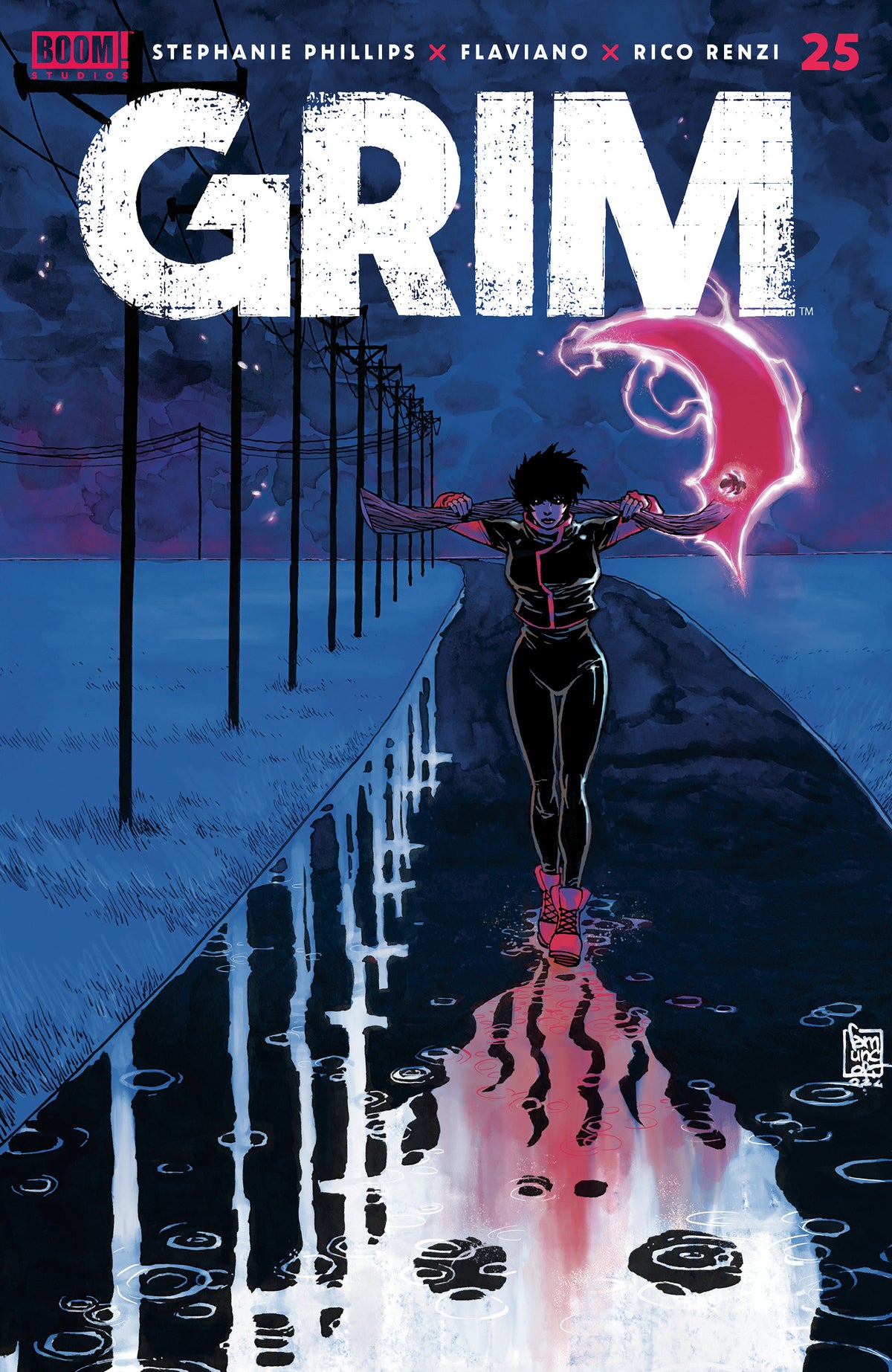 GRIM #25 J FOC REVEAL VAR (Dressed, Camuncoli) (Backorder, Allow 4-5 Weeks)