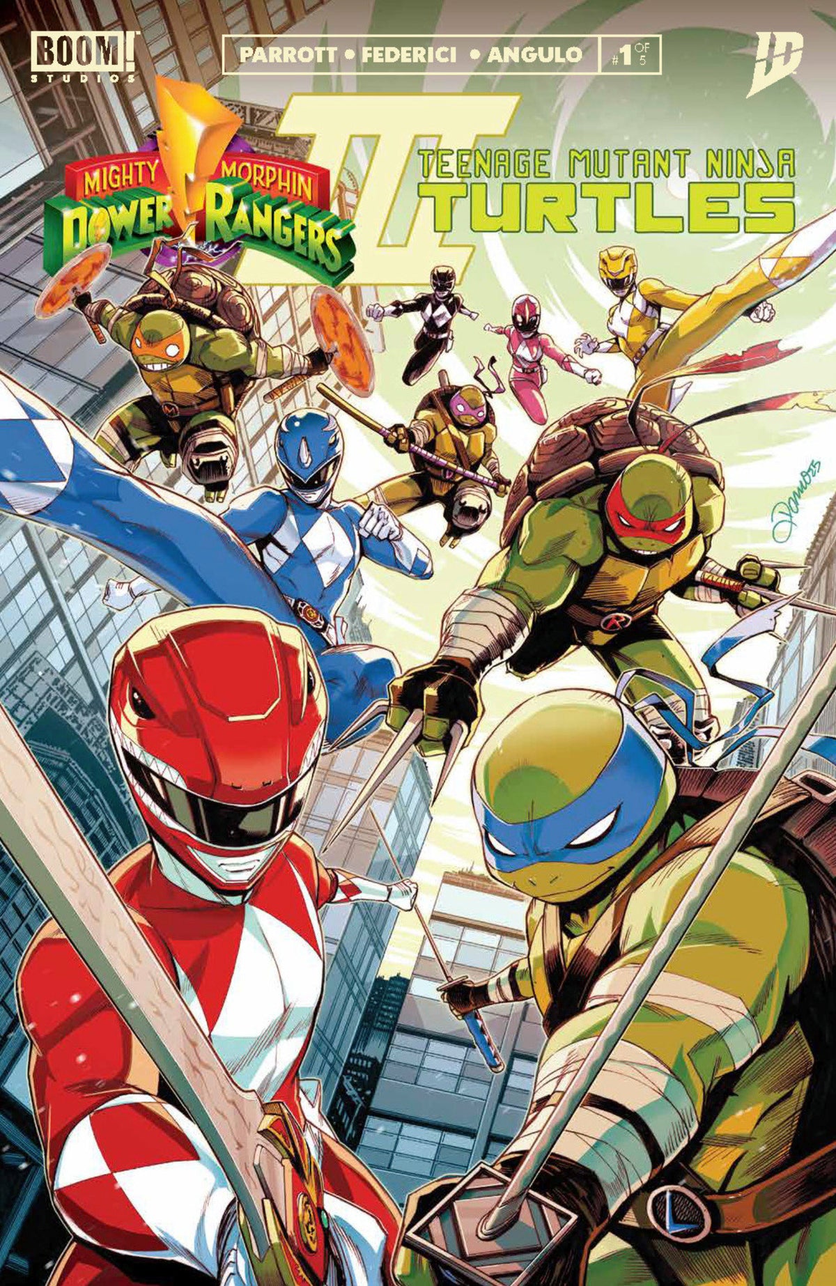 MMPR TMNT III #1 CVR A ZONNO (Backorder, Allow 4-5 Weeks)