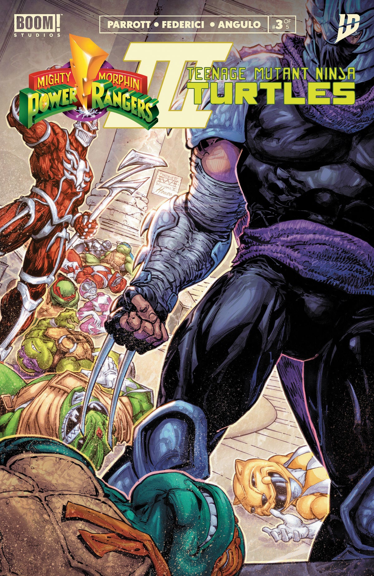 MMPR TMNT III #3 B VAR (DRESSED, WILLIAMS) (Backorder, Allow 4-5 Weeks)
