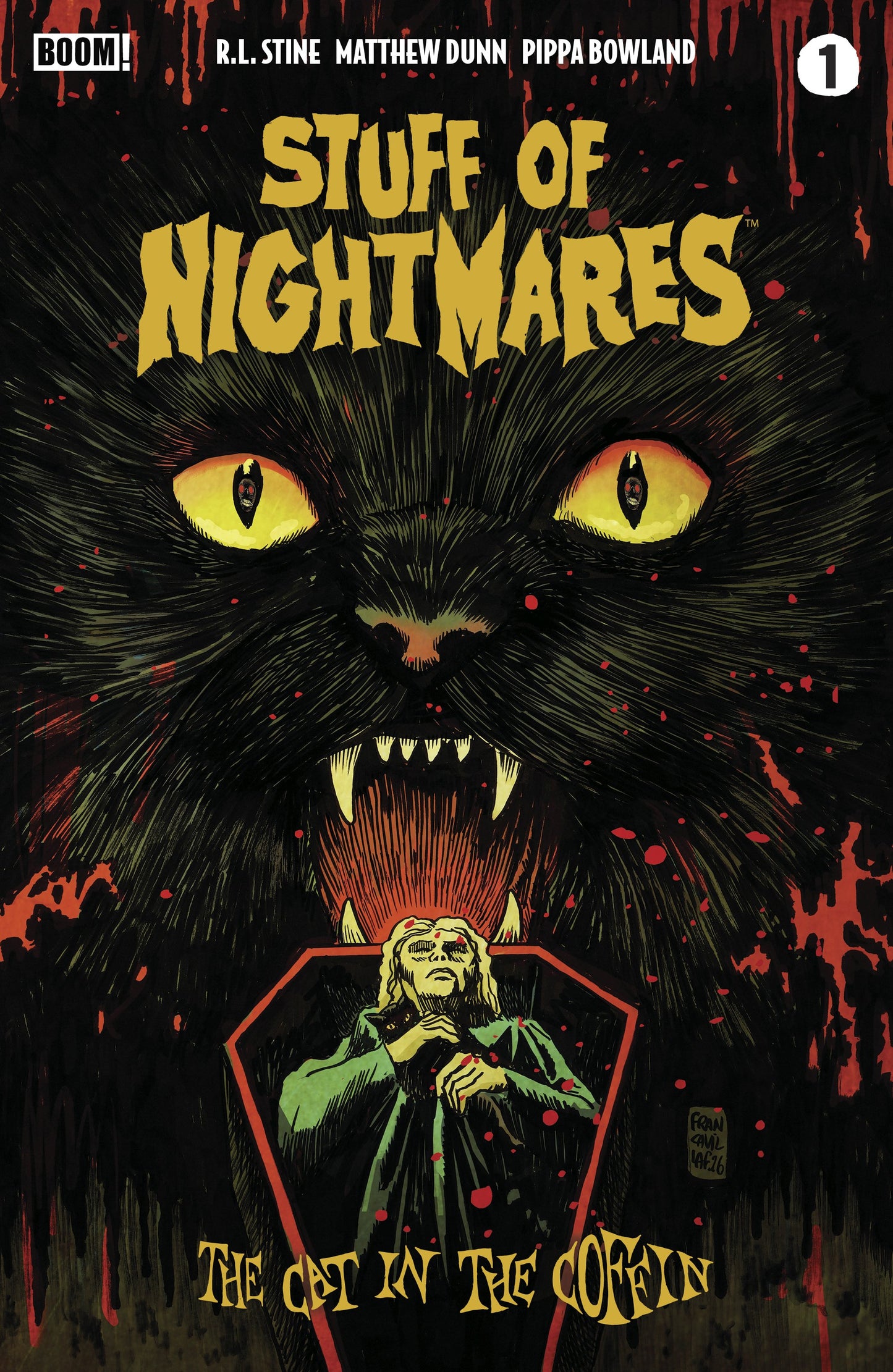 STUFF OF NIGHTMARES: THE CAT IN THE COFFIN #1 A MAIN (DRESSED, FRANCAVILLA) | BOOM ENTERTAINMENT | Comicbookeroo