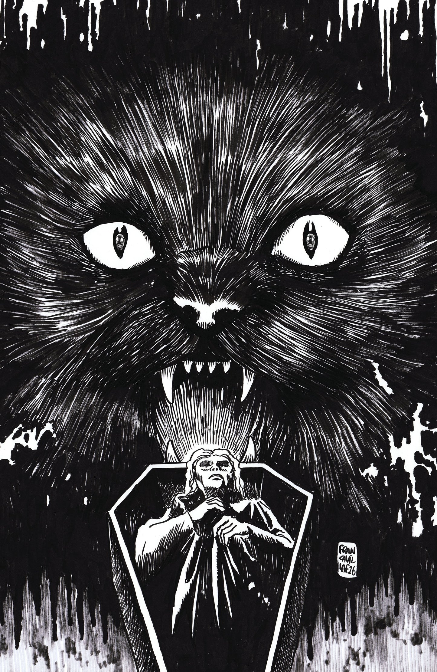 STUFF OF NIGHTMARES: THE CAT IN THE COFFIN #1 I UNLIMITED VAR (FULL ART, FRANCAVILLA) | BOOM ENTERTAINMENT | Comicbookeroo