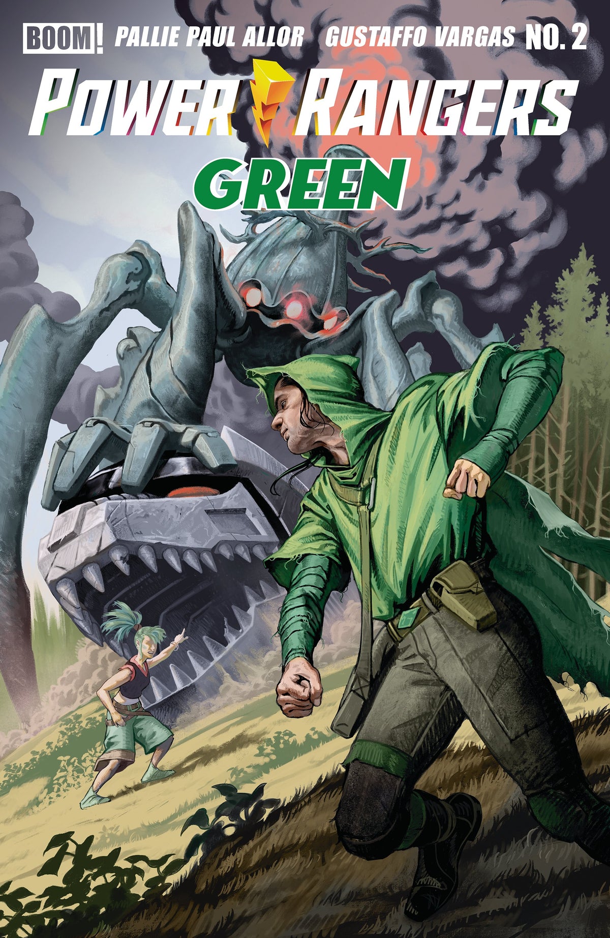 POWER RANGERS GREEN #2 J FOC REVEAL VAR (DRESSED, TBA) (Backorder, Allow 4-5 Weeks)