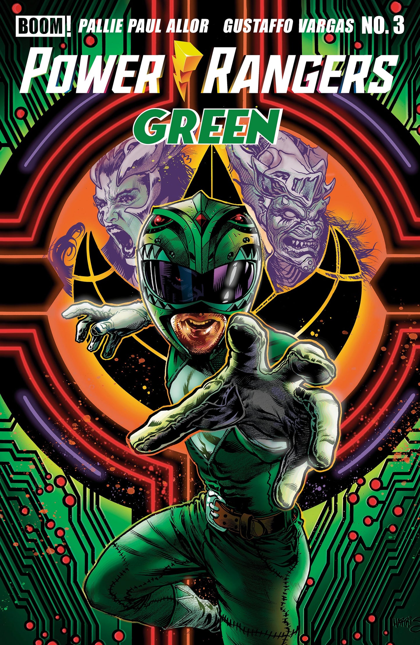 POWER RANGERS GREEN #3 A MAIN
