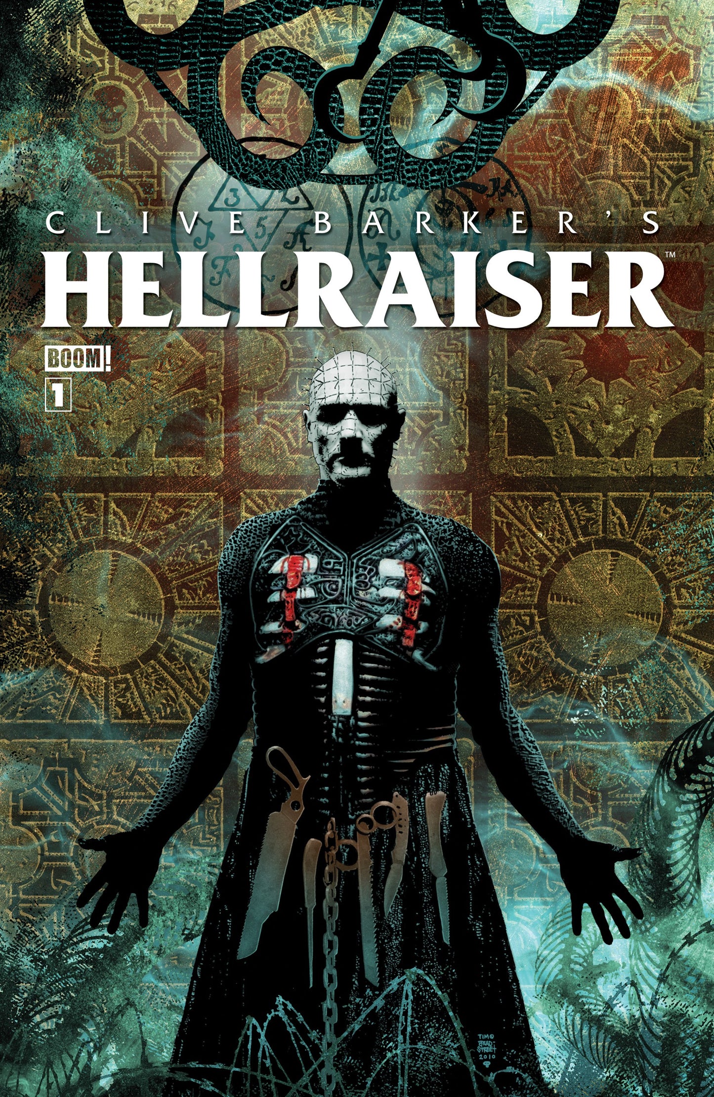 HELLRAISER FACSIMILE EDITION #1 A MAIN (DRESSED, BRADSTREET) | BOOM ENTERTAINMENT | Comicbookeroo