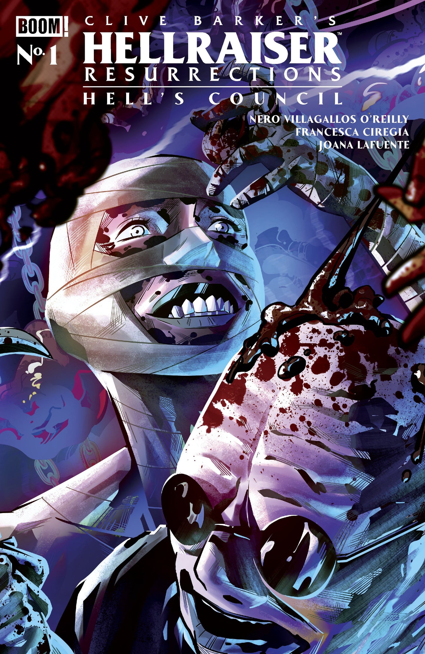 HELLRAISER: RESURRECTIONS - HELL'S COUNCIL #1 B VAR (DRESSED, SABBATINI) (23 Sep Release)