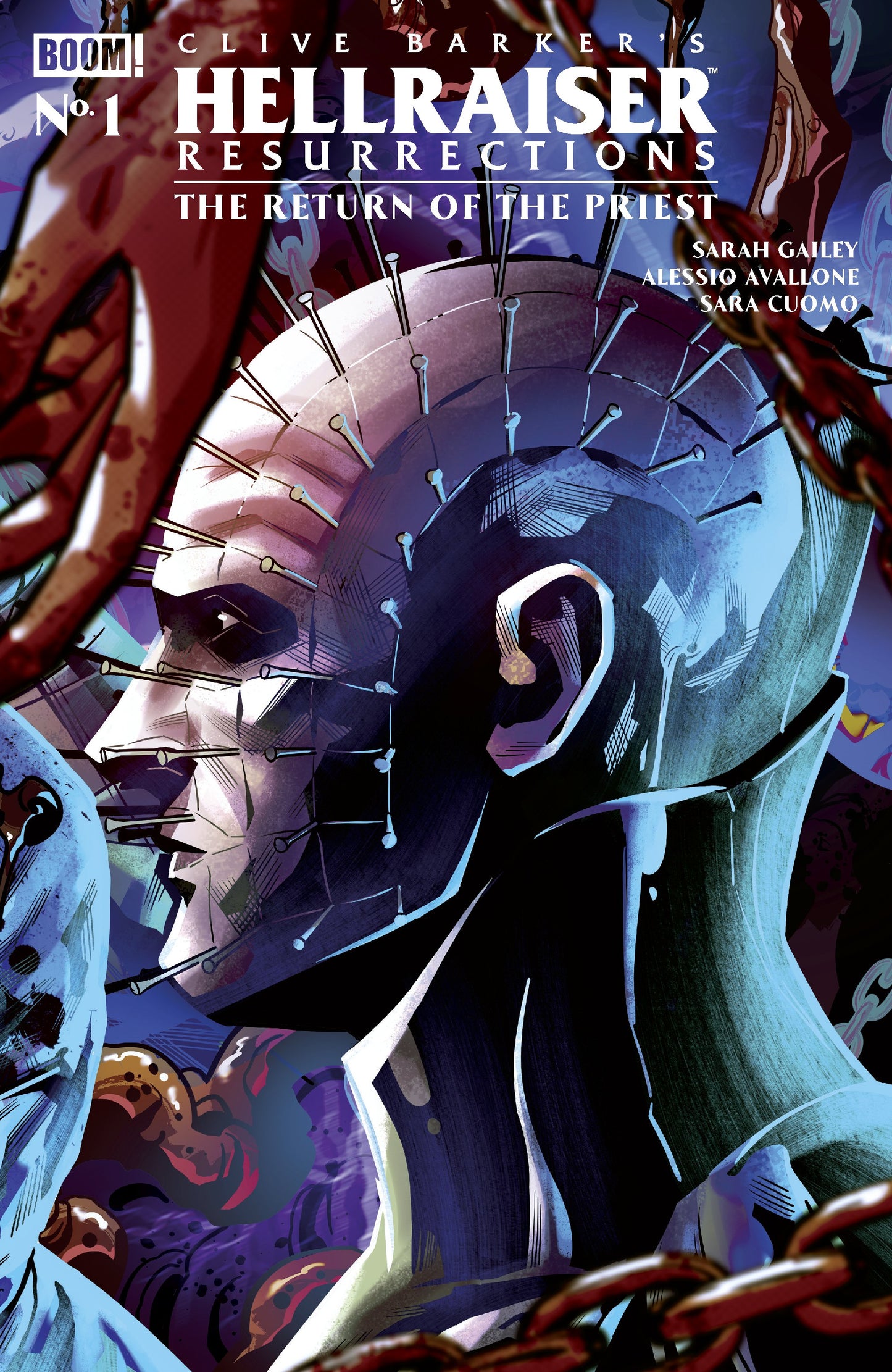 HELLRAISER: RESURRECTIONS - THE RETURN OF THE PRIEST #1 B VAR (DRESSED, SABBATINI) (30 Sep Release)