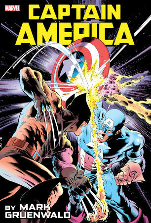 CAPTAIN AMERICA BY MARK GRUENWALD OMNIBUS VOL. 1 ZECK CAPTAIN AMERICA VS. WOLVERINE COVER HC (Backorder, Allow 4-5 Weeks)