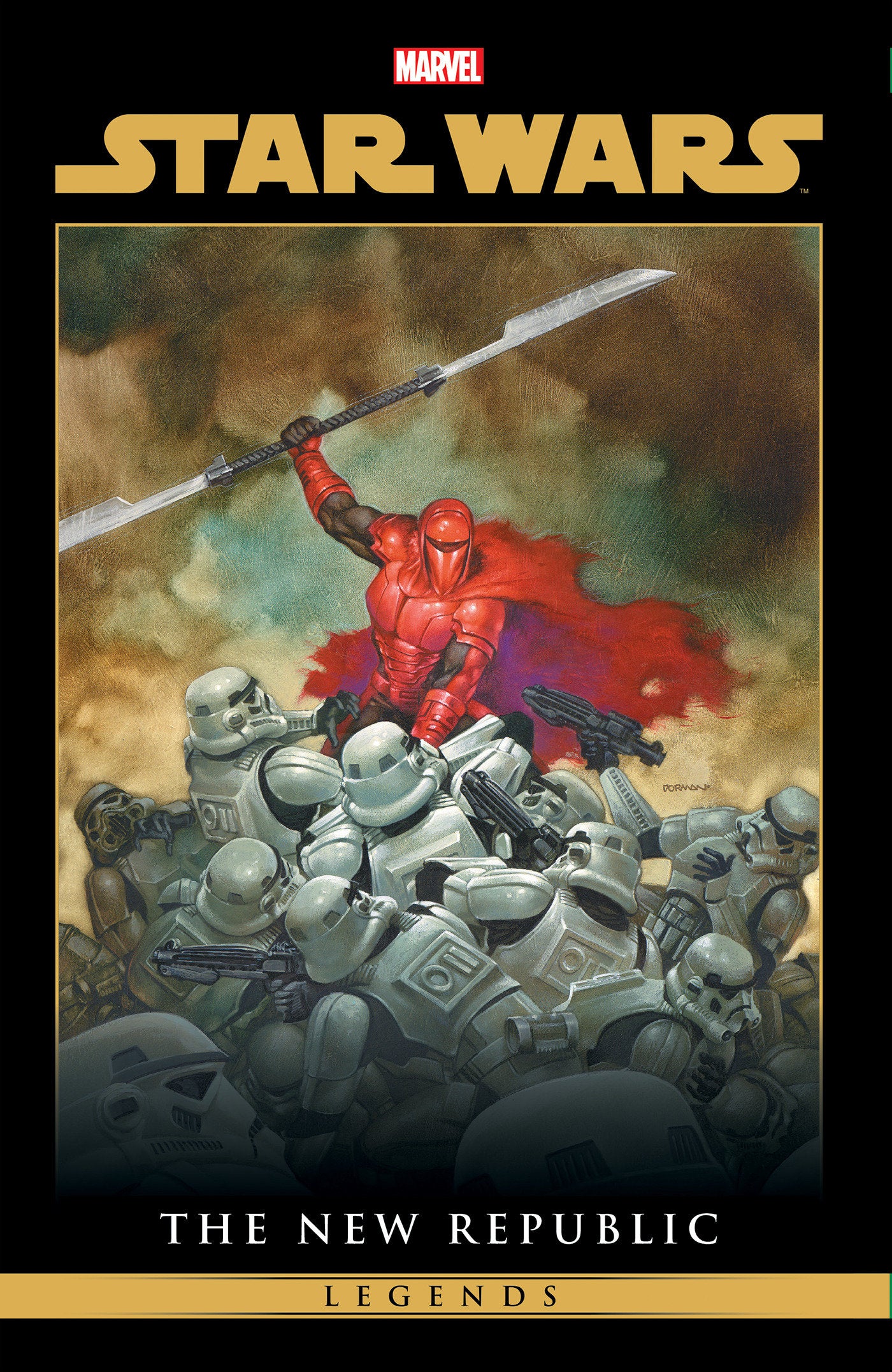 STAR WARS LEGENDS: THE NEW REPUBLIC OMNIBUS VOL. 3 DAVE DORMAN CRIMSON EMPIRE COVER HC (Backorder, Allow 4-5 Weeks)