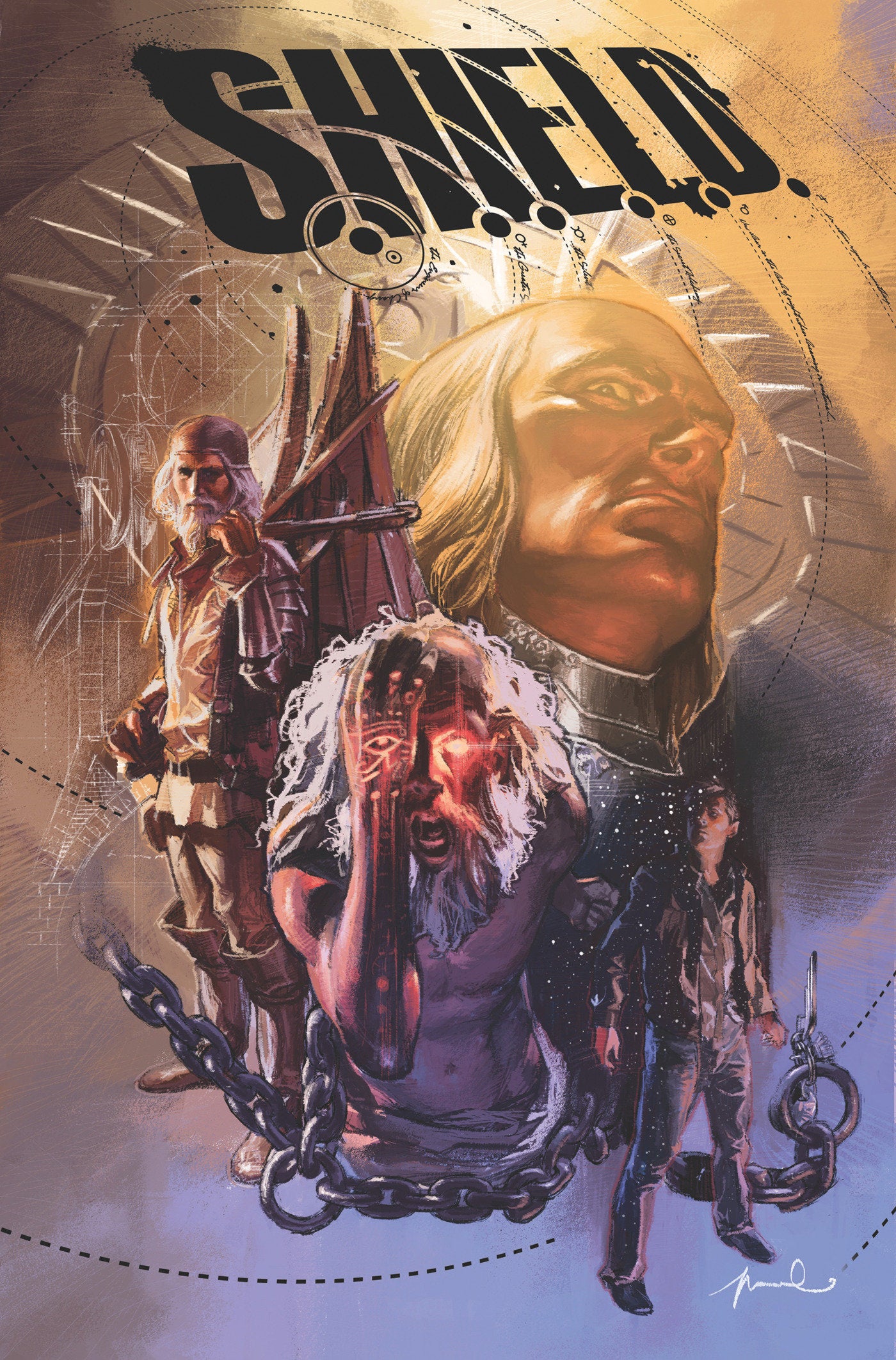 SHIELD BY HICKMAN & WEAVER OMNIBUS HC GERALD PAREL CVR (Backorder, Allow 4-5 Weeks)