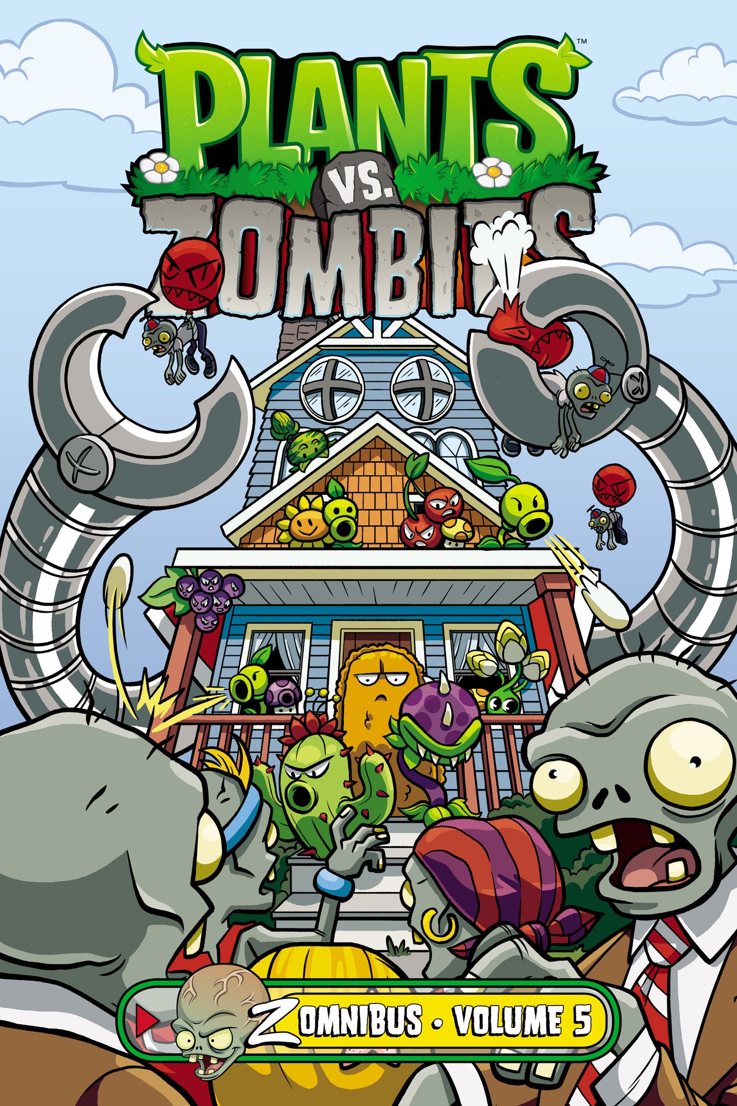 PLANTS VS. ZOMBIES ZOMNIBUS VOLUME 5 HC (Backorder, Allow 4-5 Weeks)
