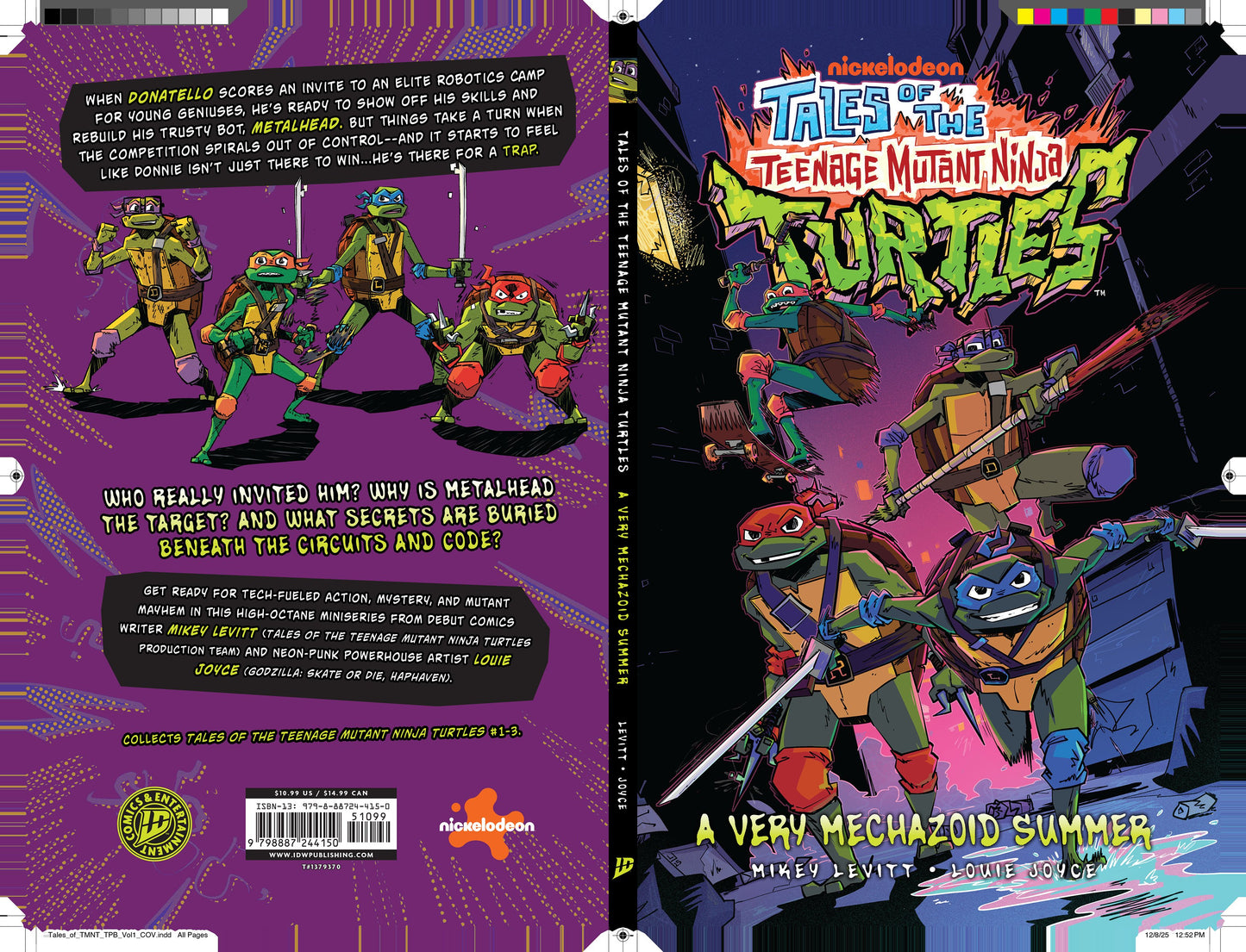 TALES OF THE TEENAGE MUTANT NINJA TURTLES: A VERY MECHAZOID SUMMER TP (Backorder, Allow 4-5 Weeks)