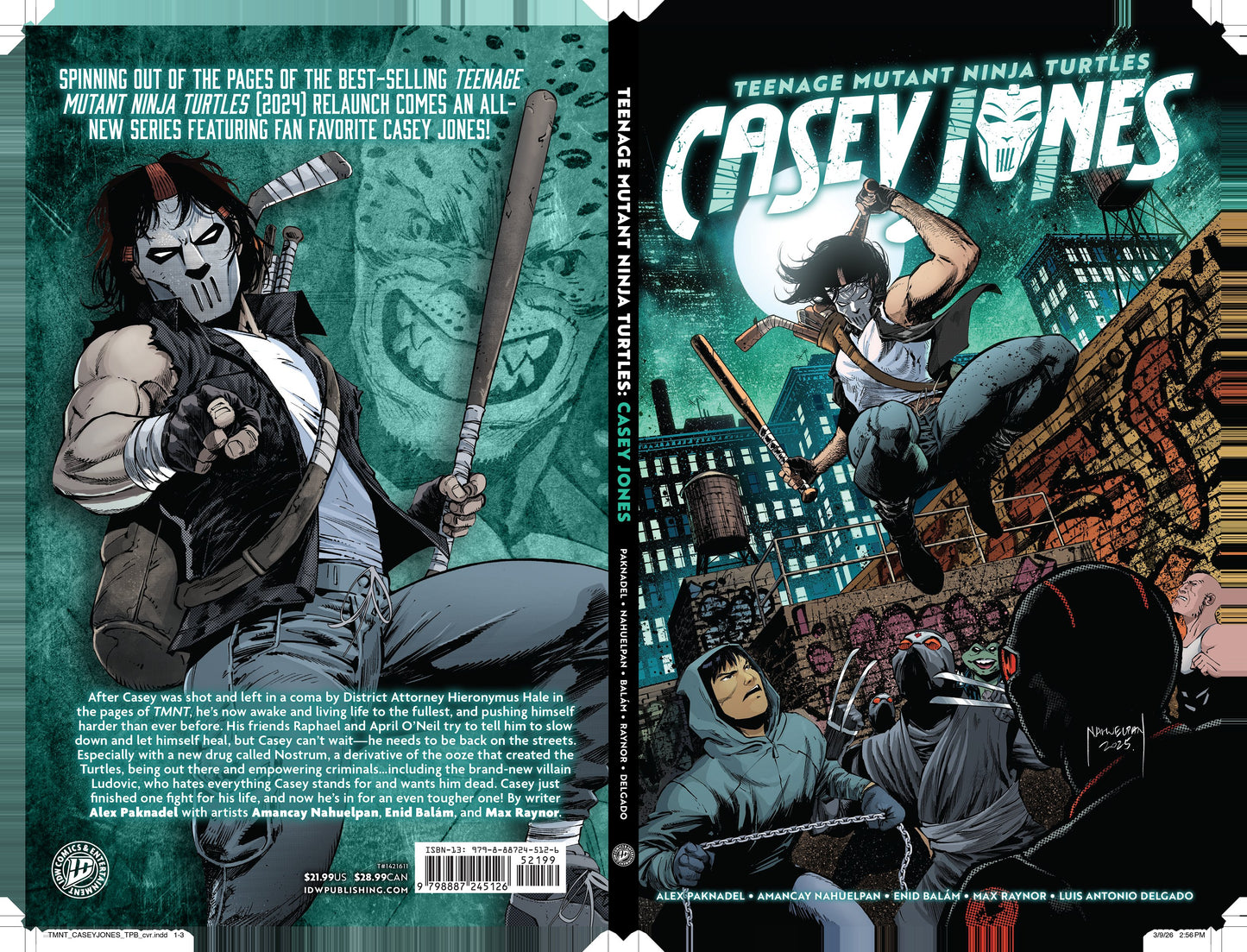 TEENAGE MUTANT NINJA TURTLES: CASEY JONES TP | IDW PUBLISHING | Comicbookeroo