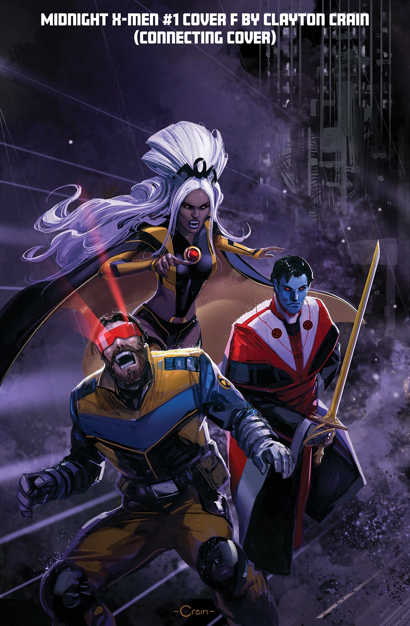 MIDNIGHT X-MEN #1 CVR F CLAYTON CRAIN 3-PART CONNECTING VAR | MARVEL | Comicbookeroo