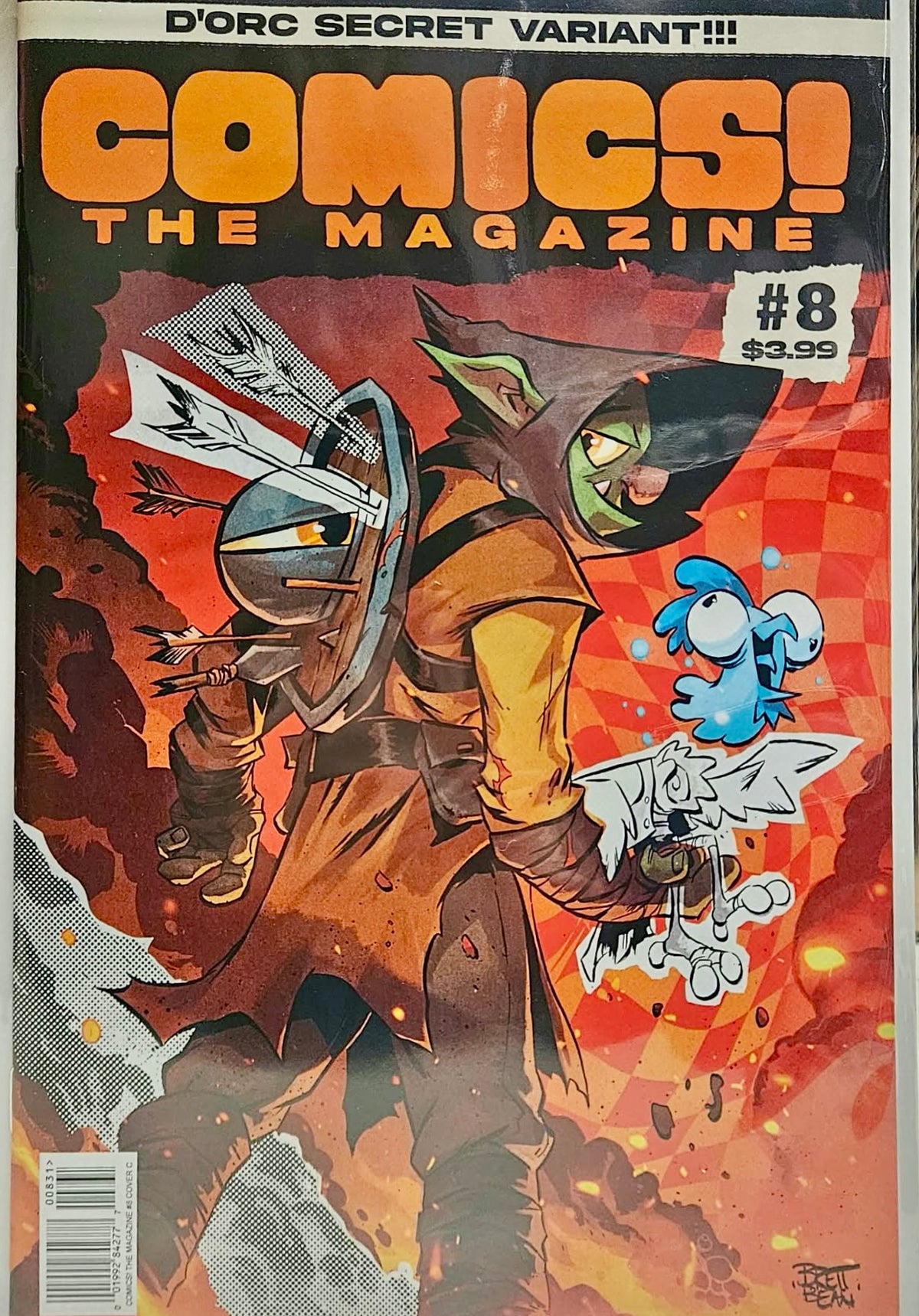 COMICS THE MAGAZINE #8 DORC SECRET VAR