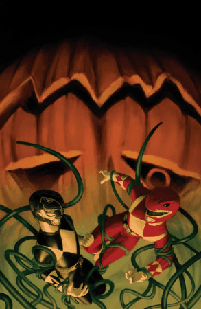 MIGHTY MORPHIN POWER RANGERS HALLOWEEN SPECIAL #1 C VAR (FULL ART, FOIL, MERCADO) (Backorder, Allow 4-5 Weeks)