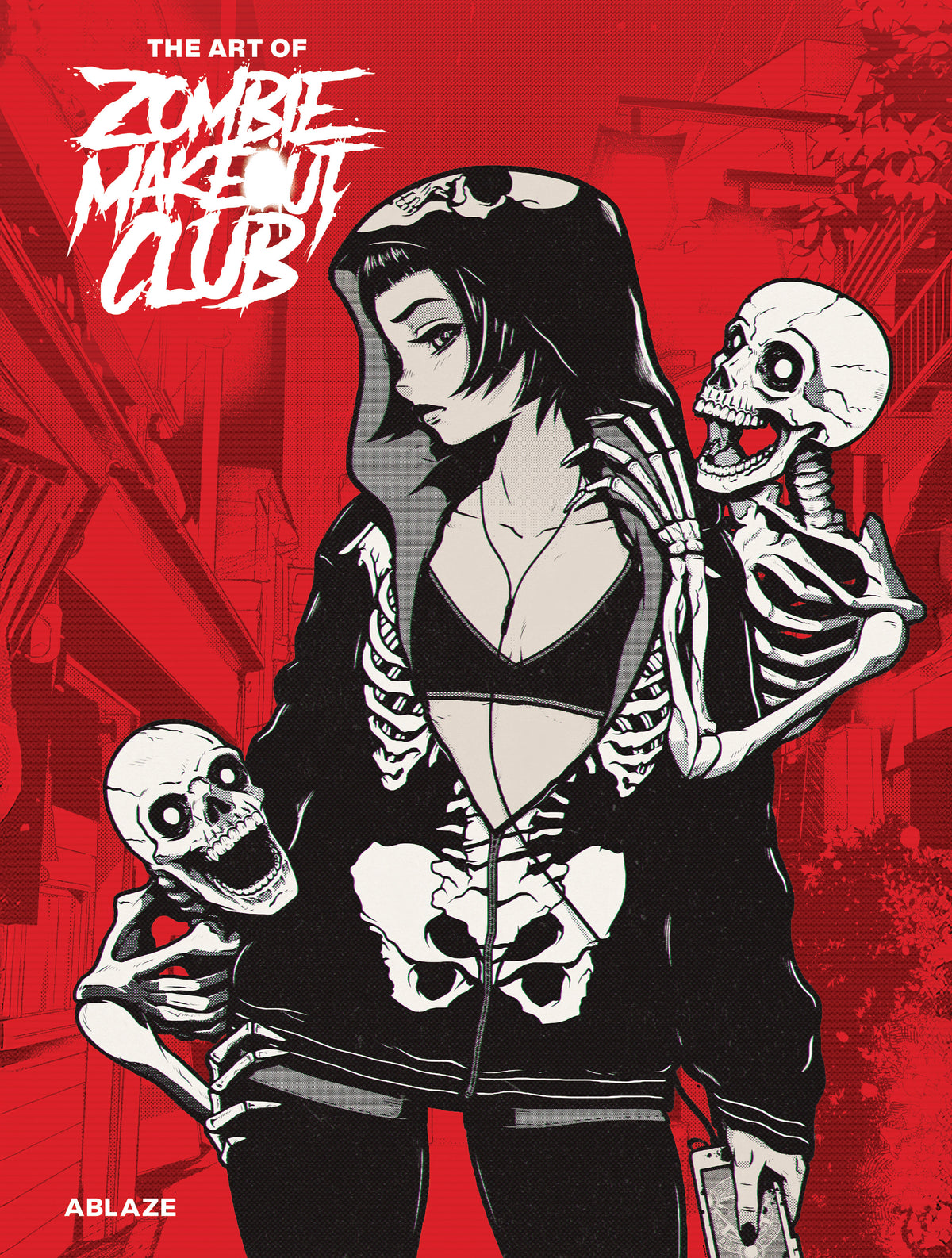 ART OF ZOMBIE MAKEOUT CLUB HC (MR) | ABLAZE PUBLISHING | Comicbookeroo