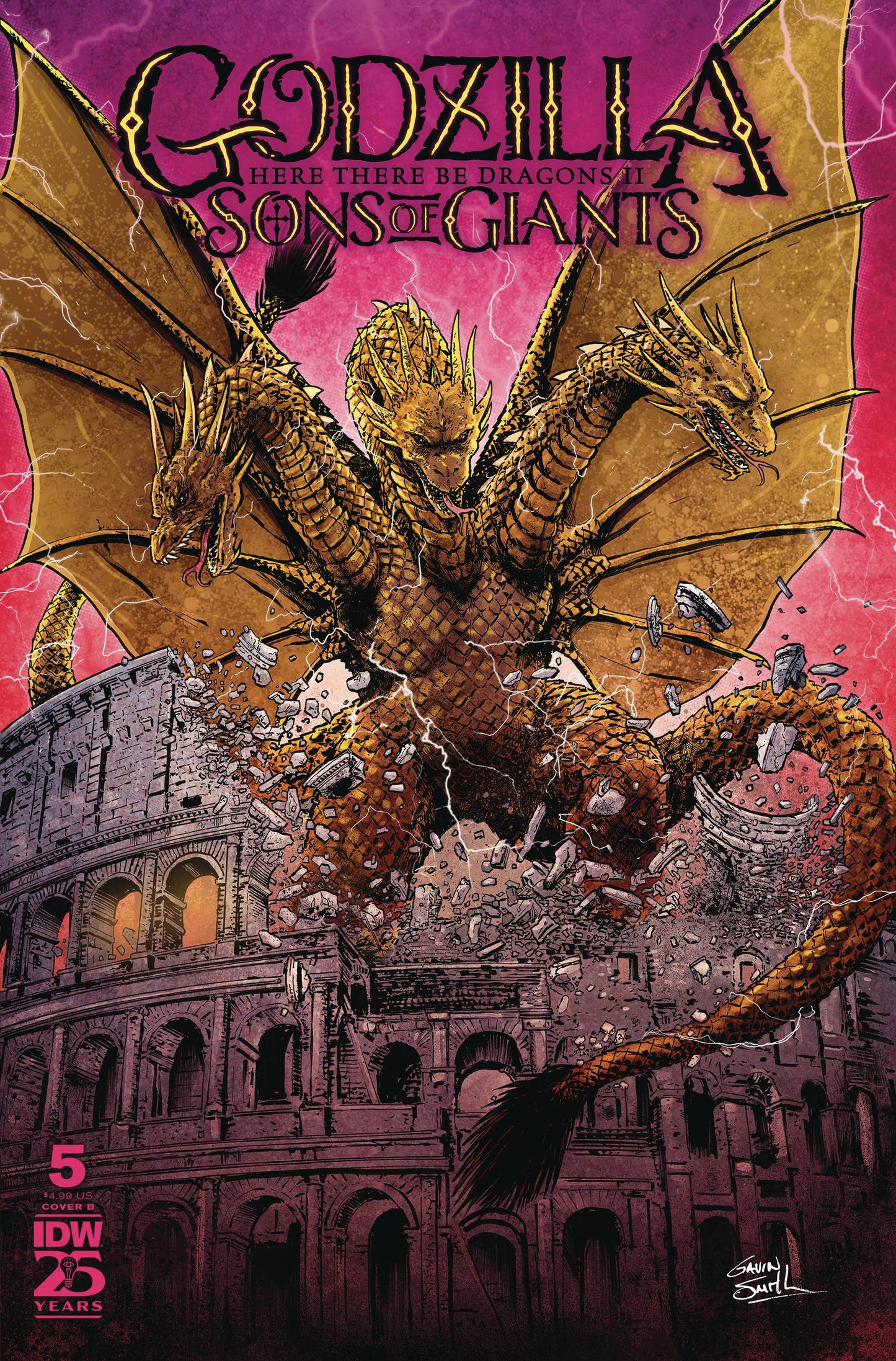 GODZILLA HERE THERE BE DRAGONS II SONS OF GIANTS #5 CVR B (13 Nov Release) - Comicbookeroo