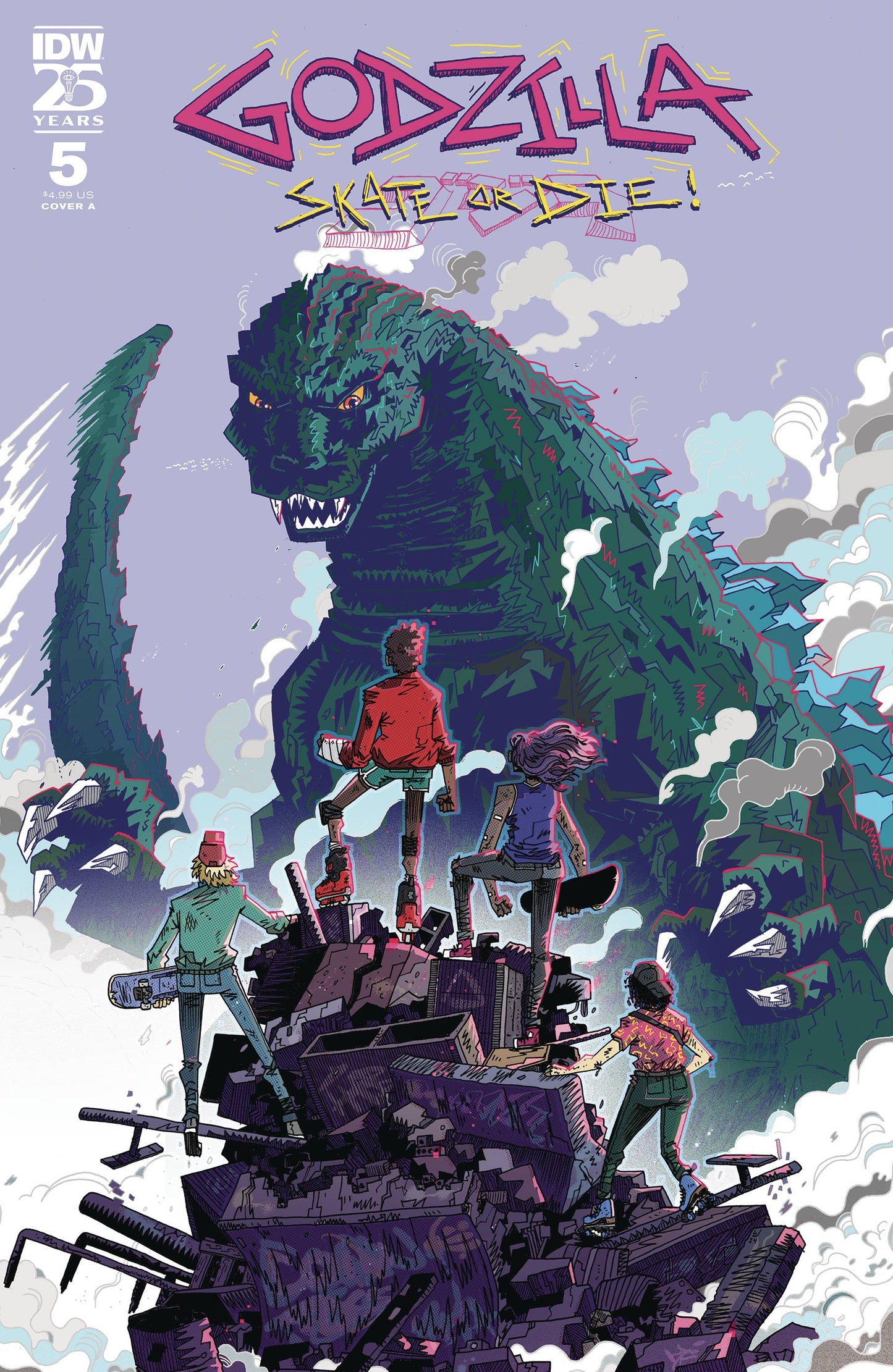 GODZILLA SKATE OR DIE #5 CVR A JOYCE (Backorder, Allow 4-5 Weeks) - Comicbookeroo