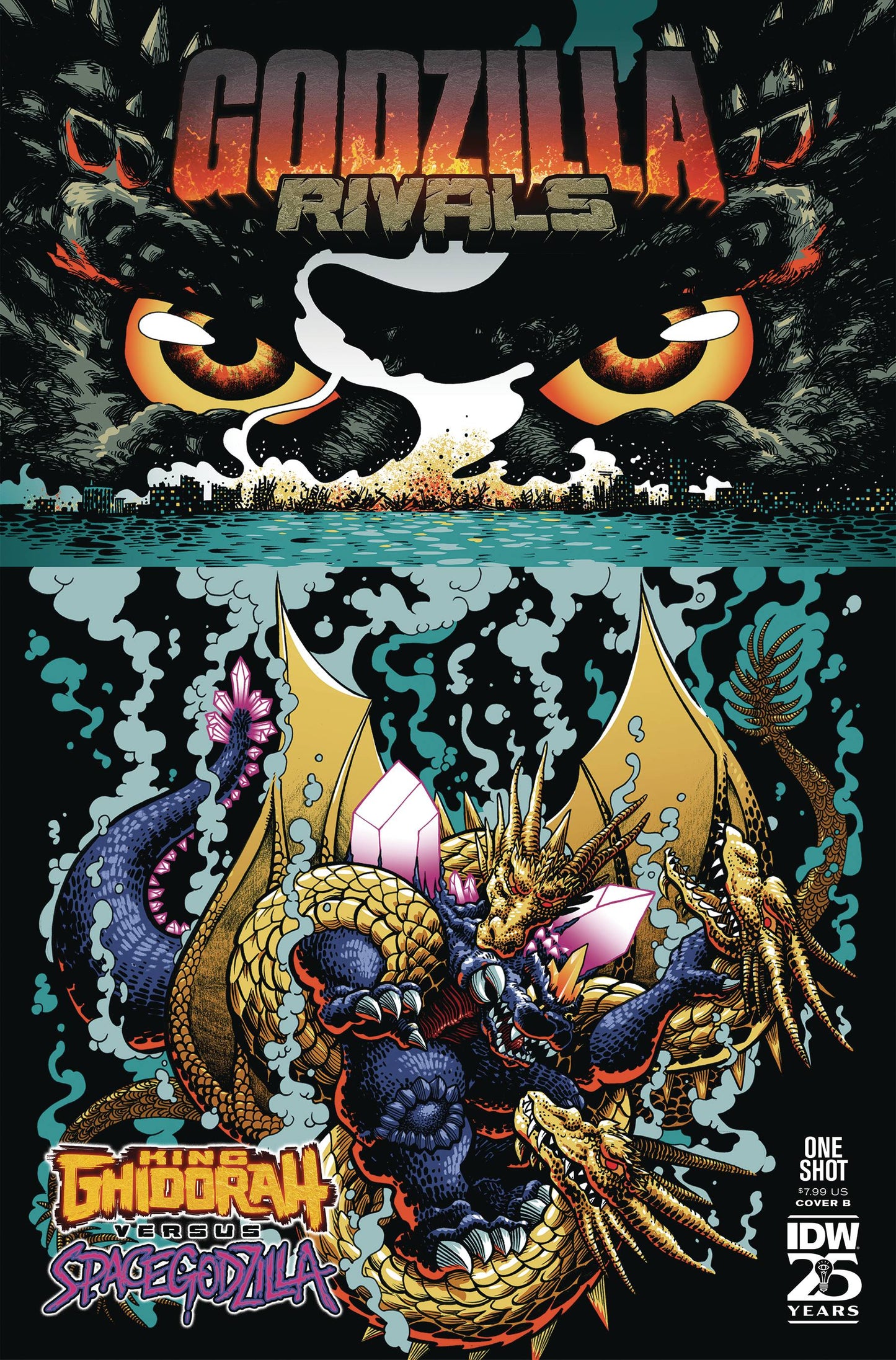 GODZILLA RIVALS KING GHIDORAH VS SPACEGODZILLA #1 CVR B (20 Nov Release) - Comicbookeroo