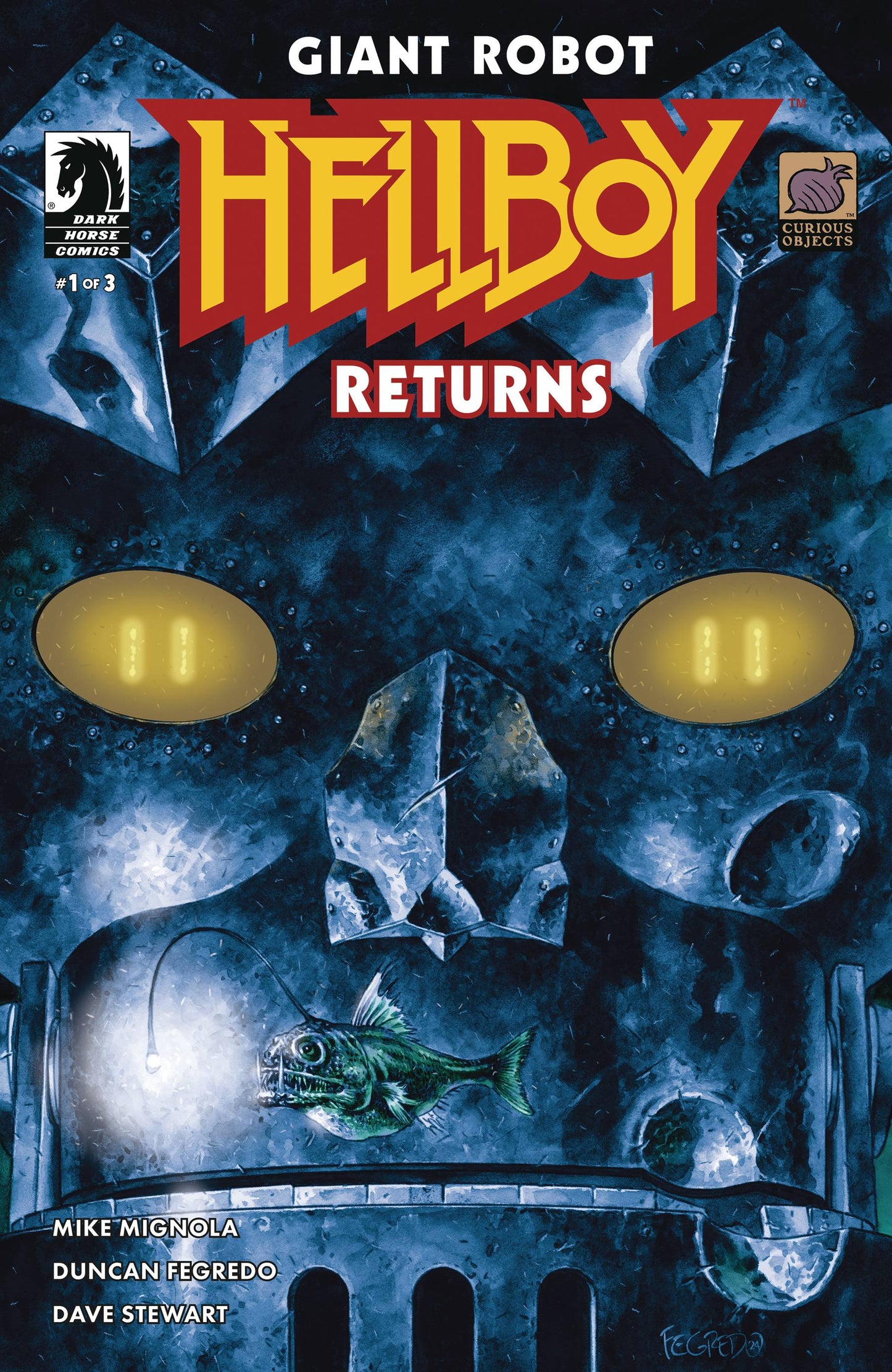 GIANT ROBOT HELLBOY RETURNS #1 CVR A FEGREDO (22 Jul Release)