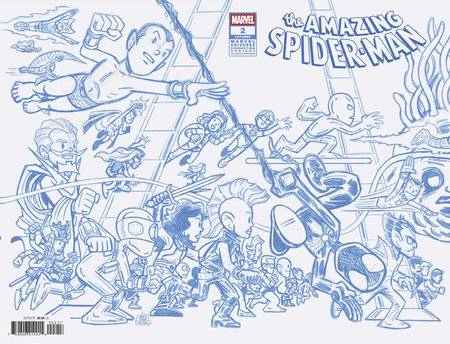 AMAZING SPIDER-MAN #2 INCV 1:50 CONNECT LINE SKETCH VAR L