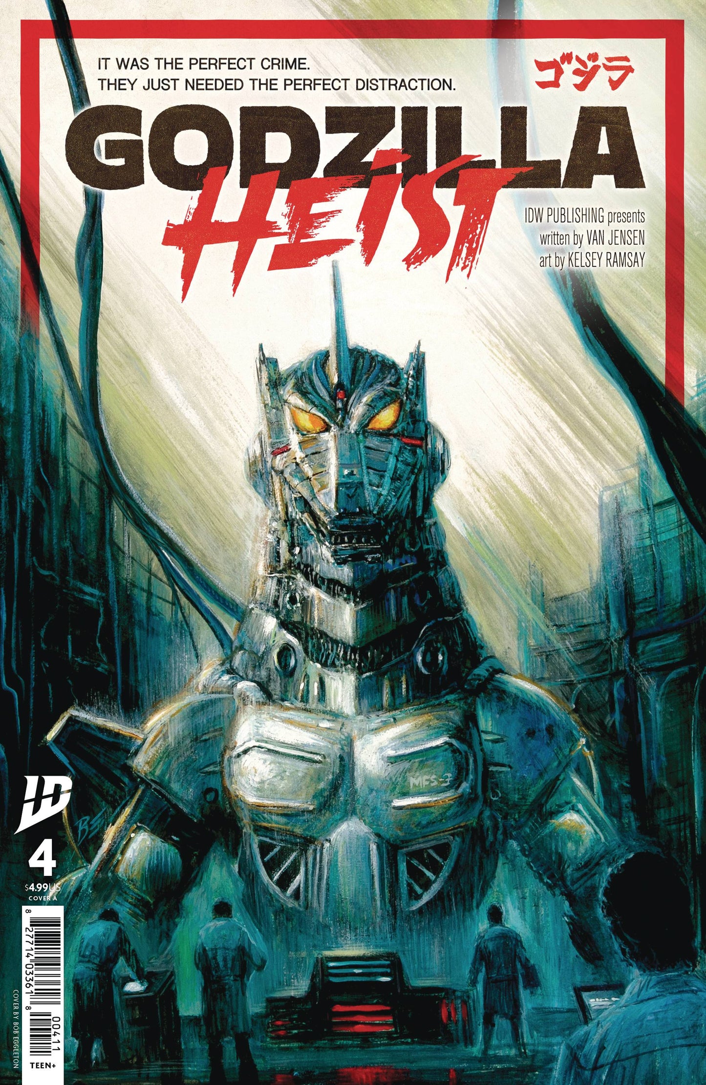 GODZILLA HEIST #4 CVR A EGGLETON (Backorder, Allow 4-5 Weeks)