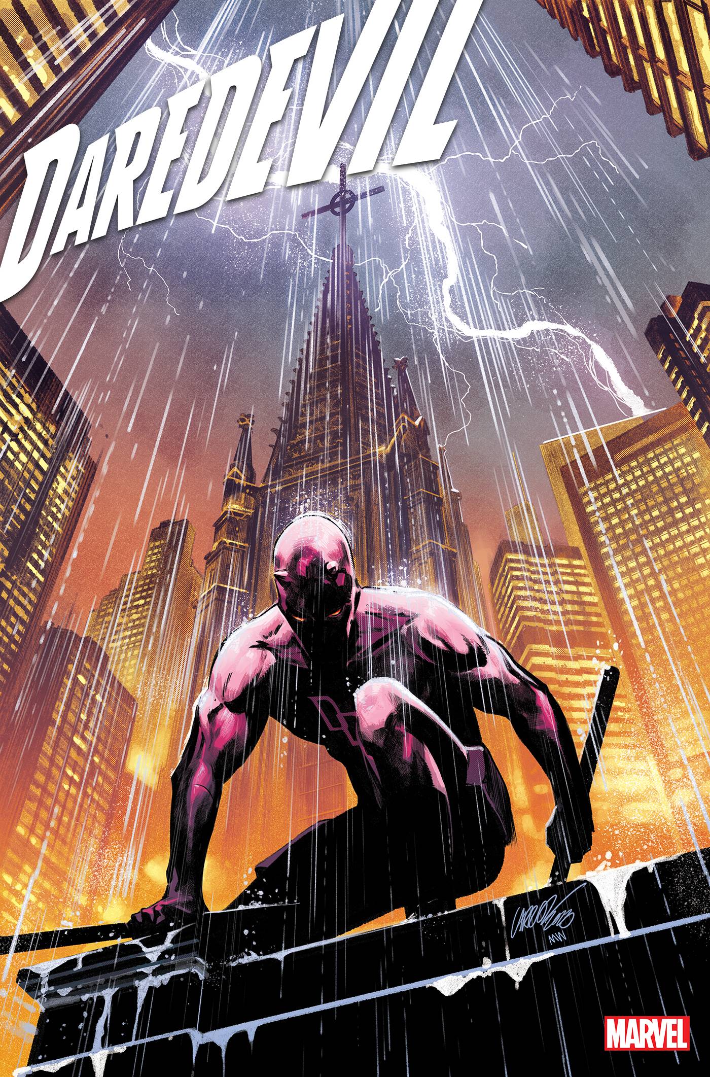 DAREDEVIL #1 INCV 1:25 PEPE LARRAZ VAR - Comicbookeroo