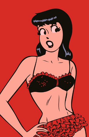 ARCHIE COMICS 85TH ANNIVERSARY PRESENTS BETTY & VERONICA SWIMSUIT SPECIAL (ONE SHOT) CVR F DAN DECARLO RED FOIL VERONICA PIN UP VAR (08 Jul Release)
