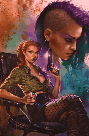 HEAT SEEKER EXPOSED A GUN HONEY SERIES #1 (OF 4) CVR G LUCIO PARILLO FOIL VAR (MR)
