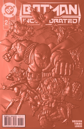 BATMAN INCORPORATED #2 CVR C CHRIS BURNHAM 90S COVER MONTH FOIL MULTI-LEVEL EMBOSSED CARD STOCK VAR - Comicbookeroo